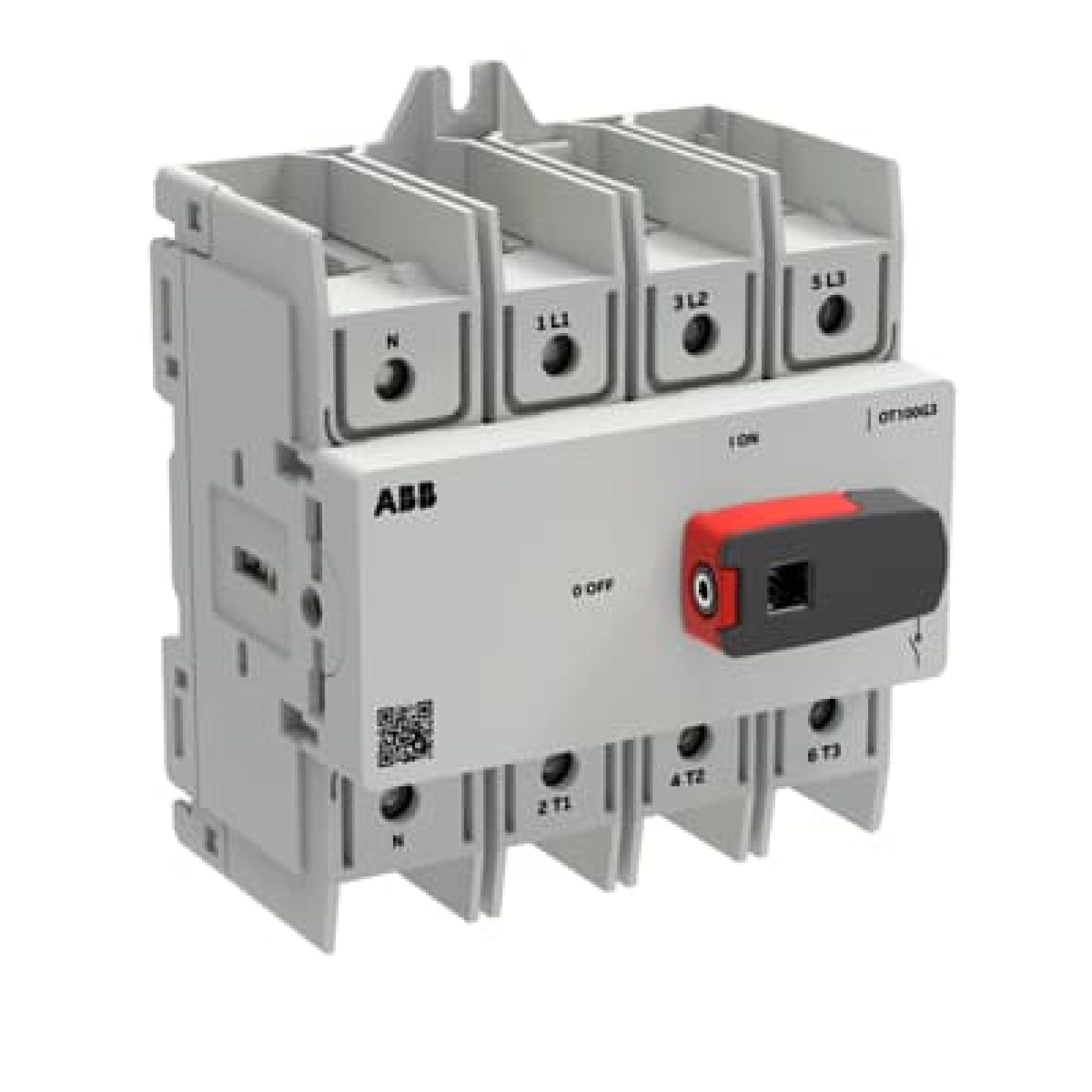 ABB OT100G3-4BSN1 4 Pole Isolator 100A Base Mounted
