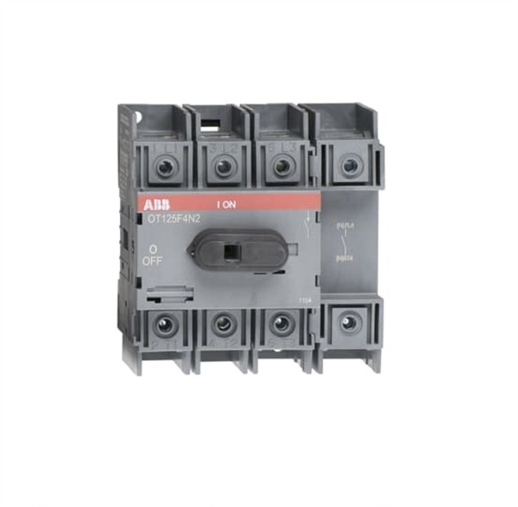 ABB 4 Pole Isolator 125A Door Interlocked