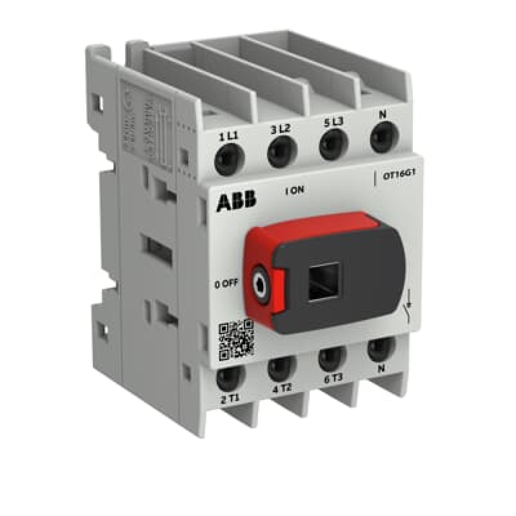 ABB OT16G1-4BQN2 4 Pole Isolator 16A Base Mounted