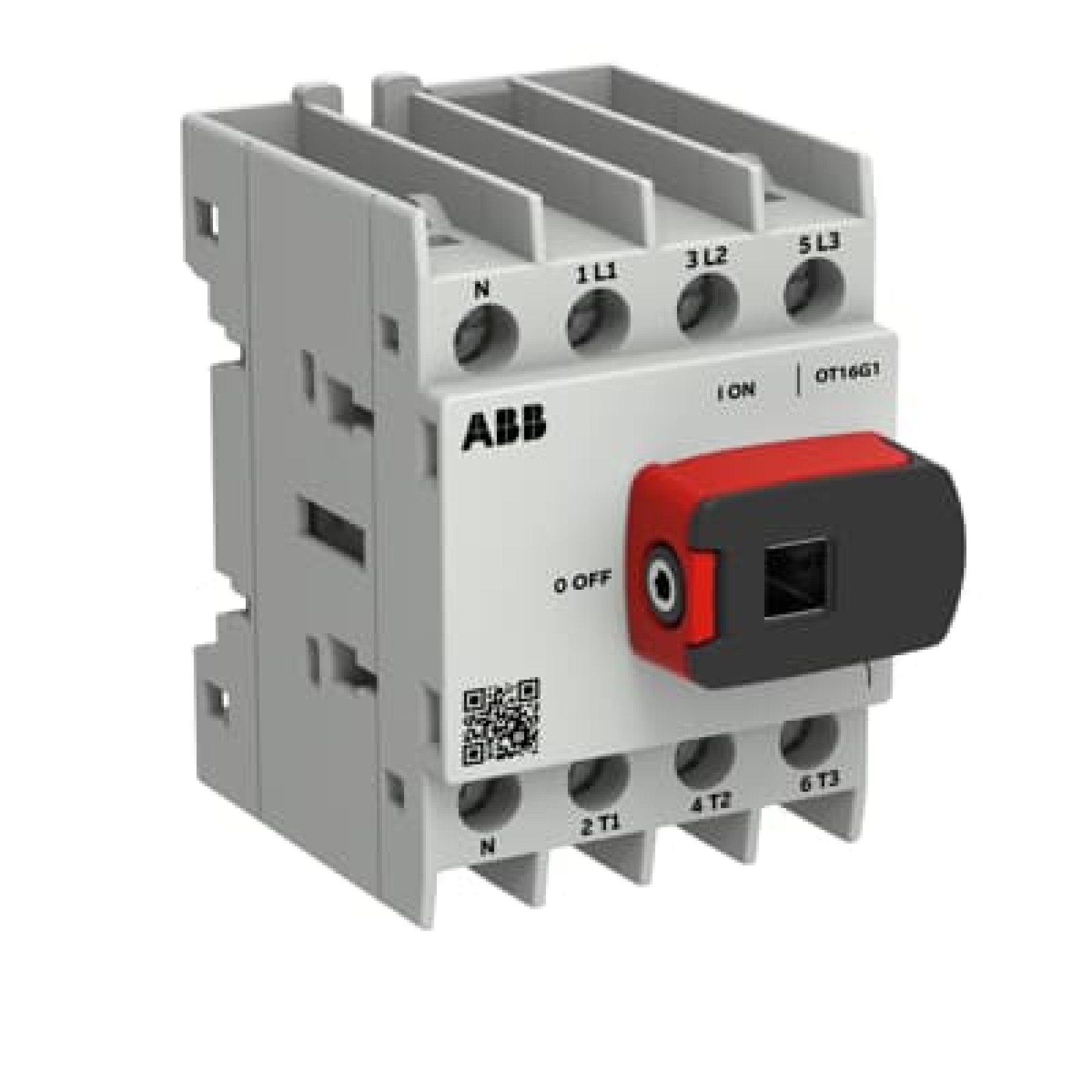 ABB OT16G1-4BSN1 4 Pole Isolator 16A Base Mounted
