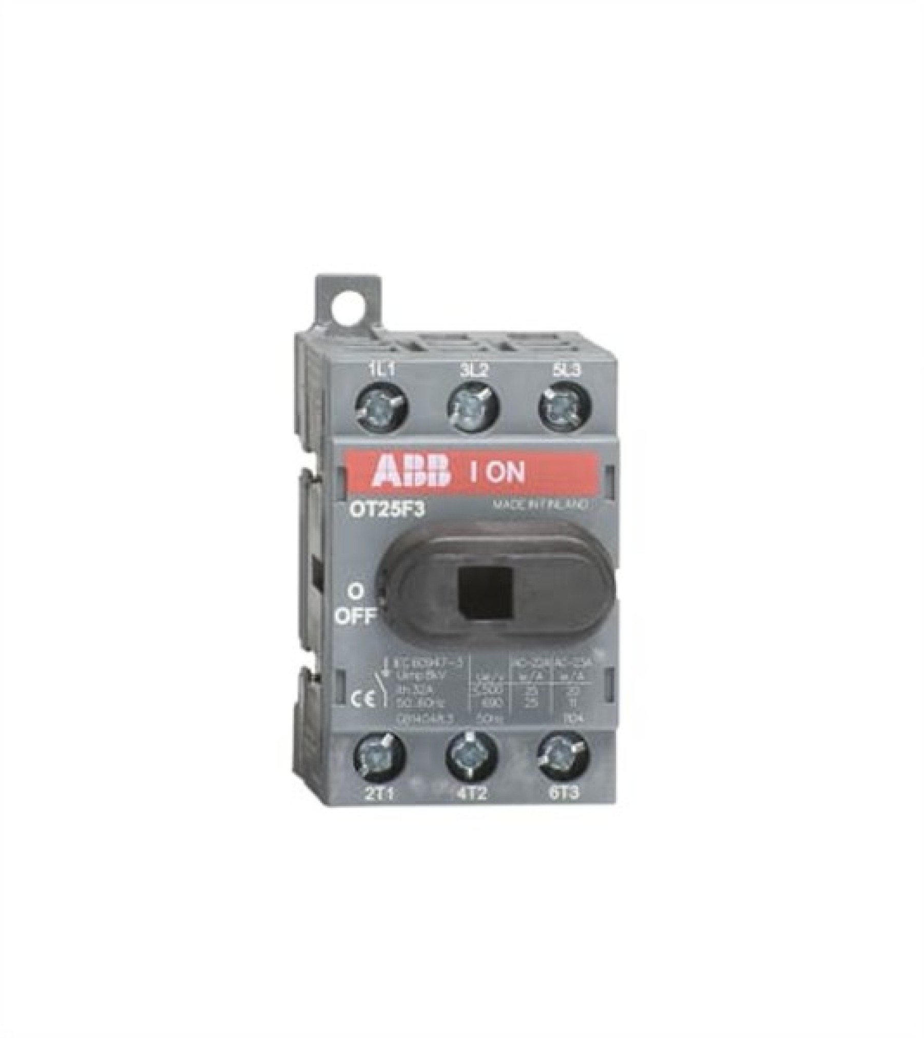 ABB 3 Pole Isolator 25A Door Interlocked