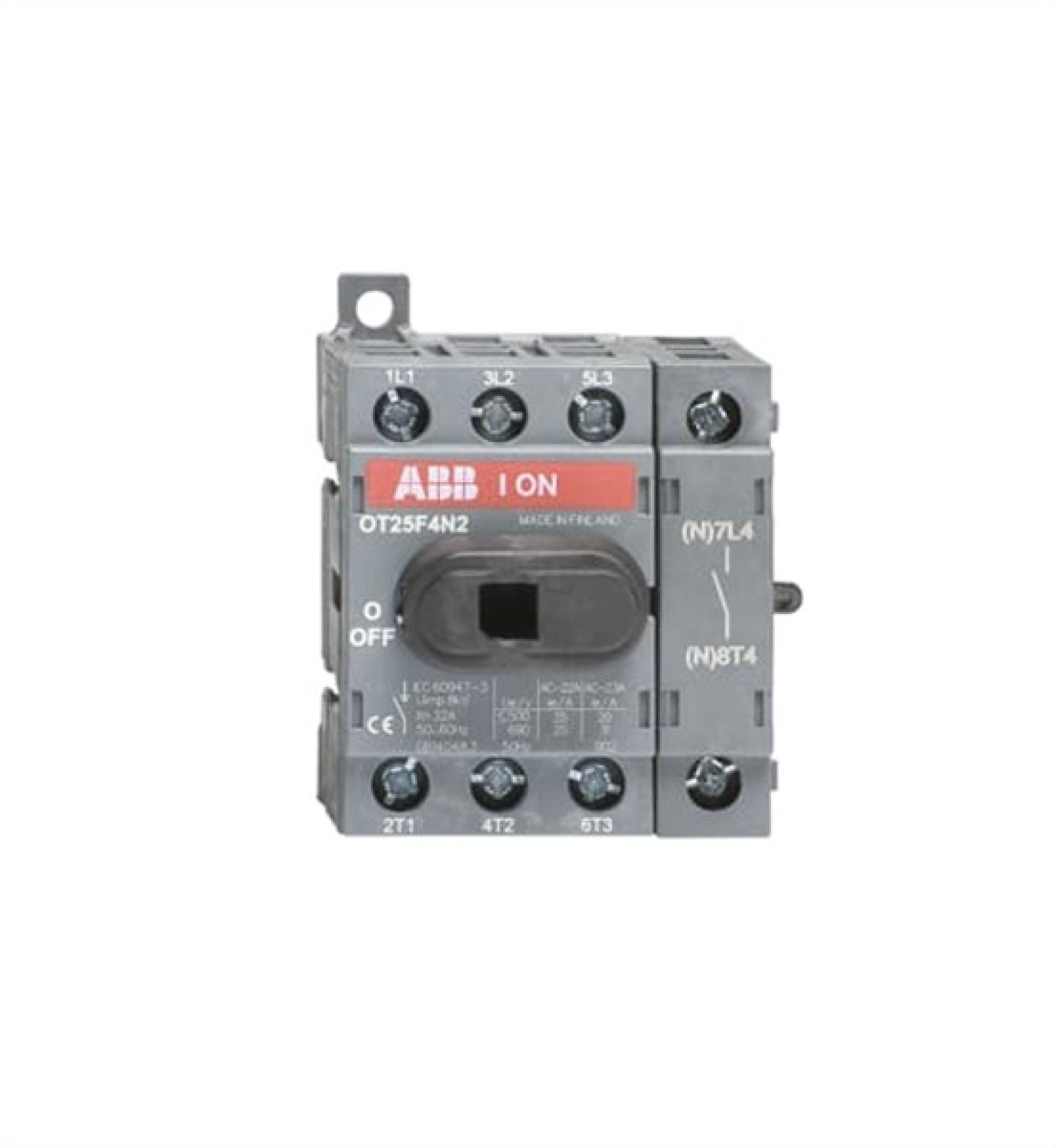 ABB 4 Pole Isolator 25A Door Interlocked