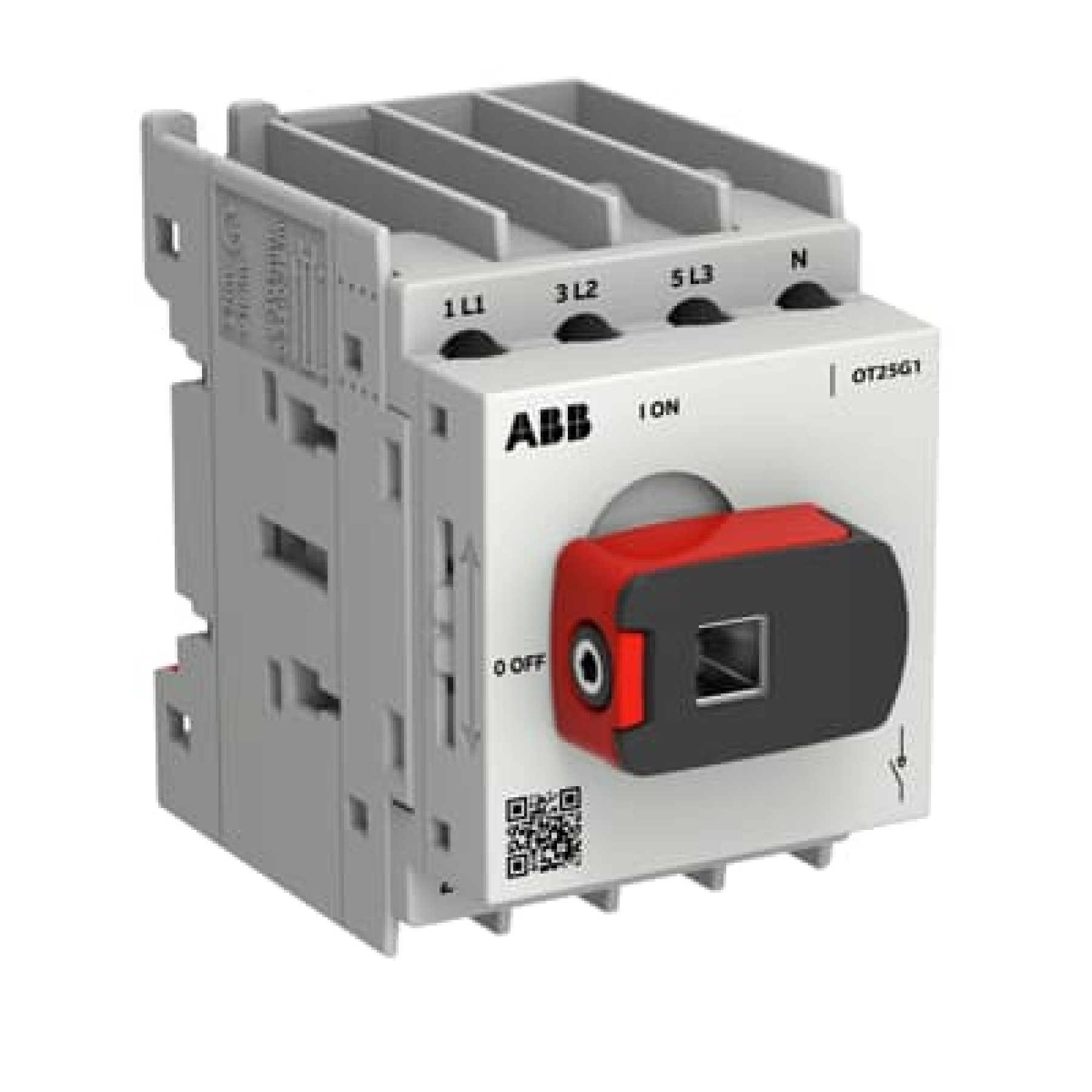 ABB OT25G1-4MSN2 4 Pole Isolator 25A Base Mounted