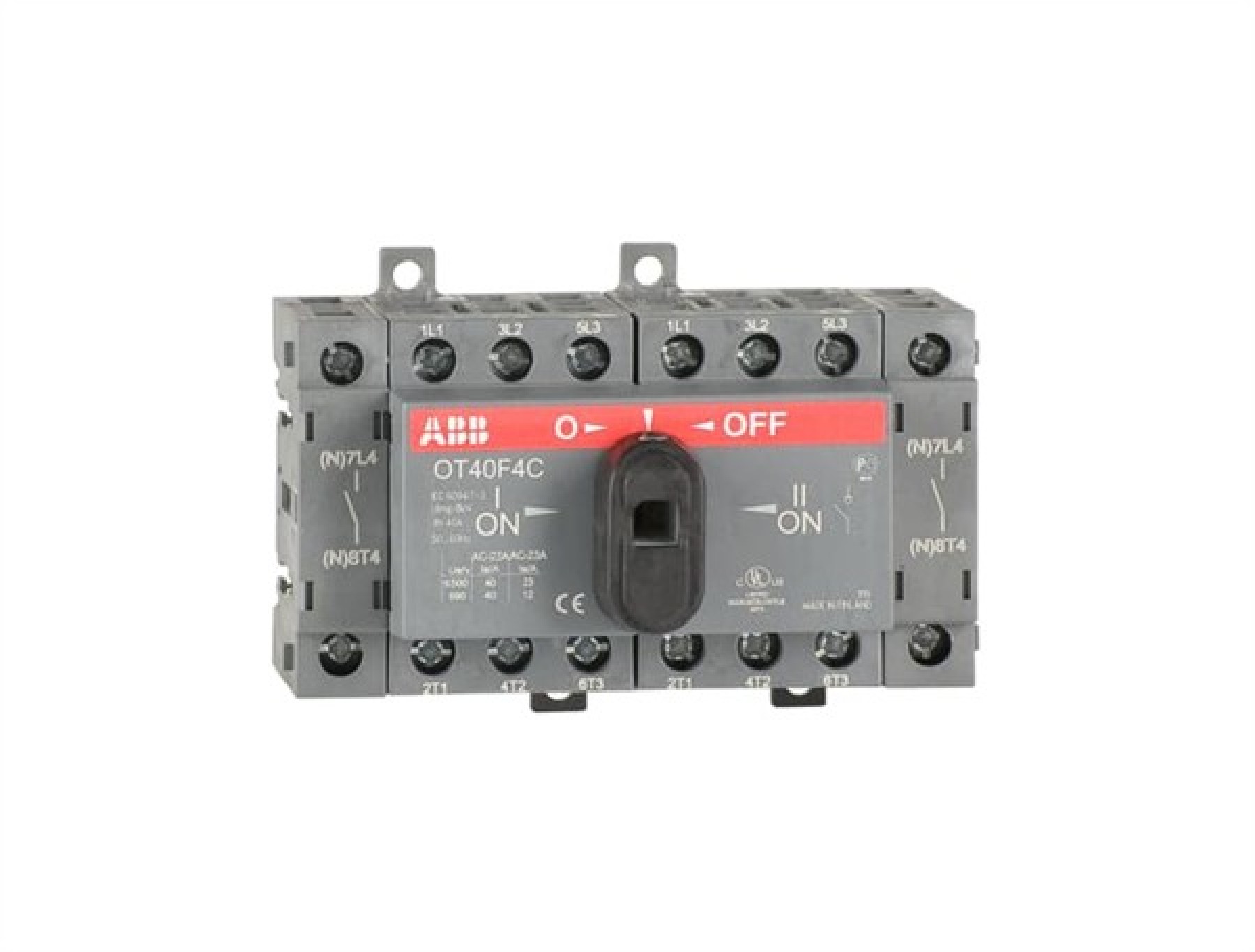 ABB 4 Pole Change Over Switch 40A