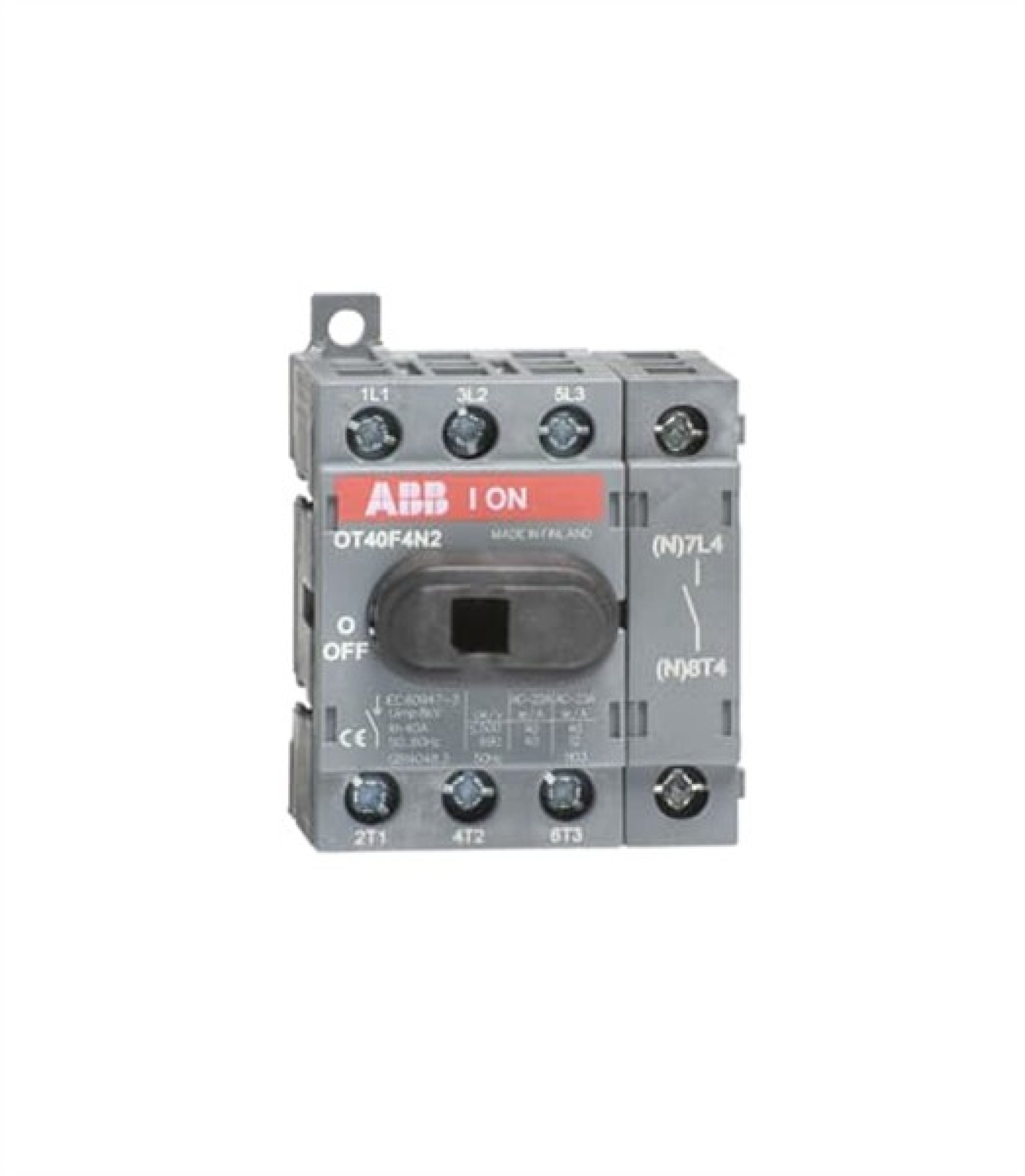 ABB 4 Pole Isolator 40A Door Interlocked