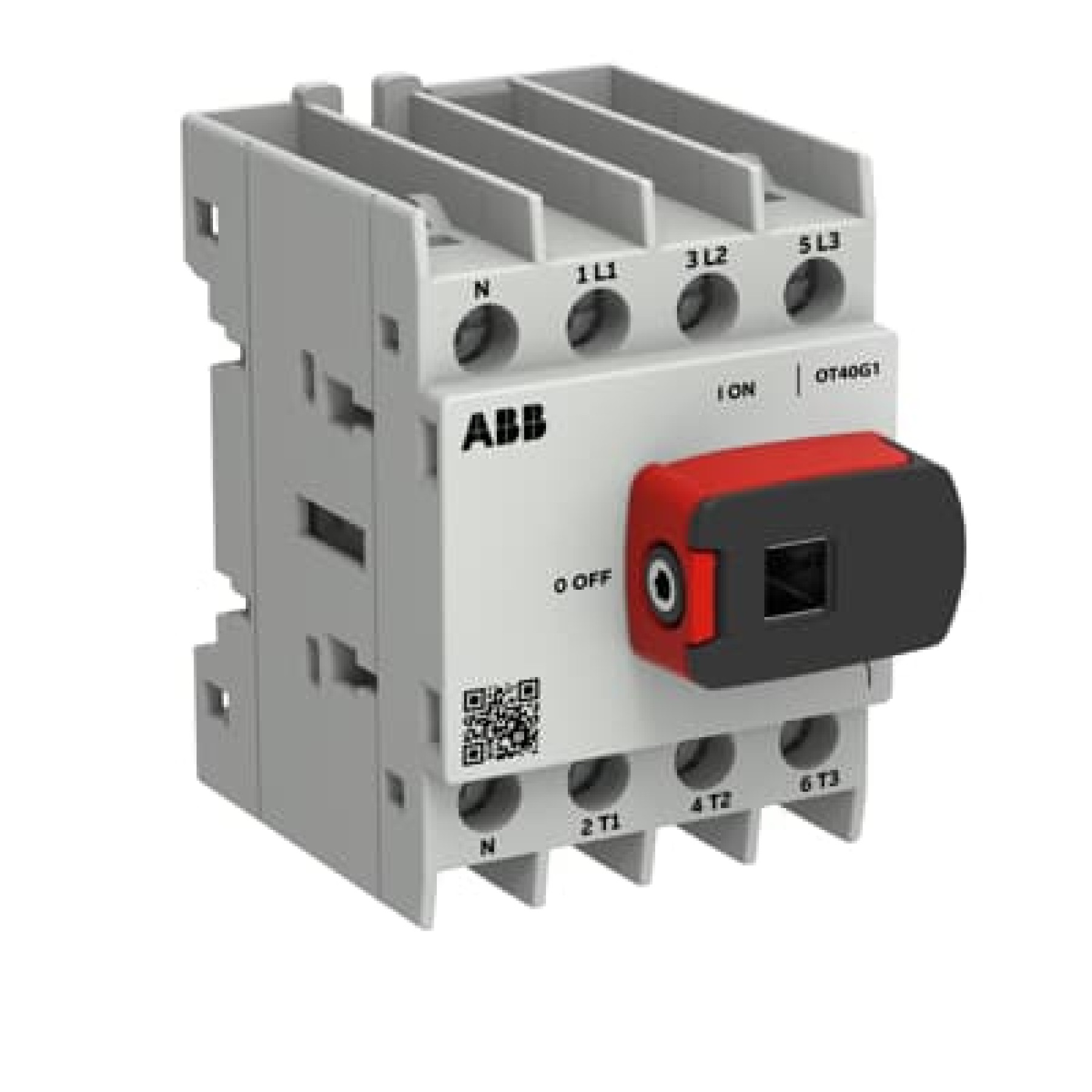 ABB OT40G1-4BSN1 4 Pole Isolator 40A Base Mounted