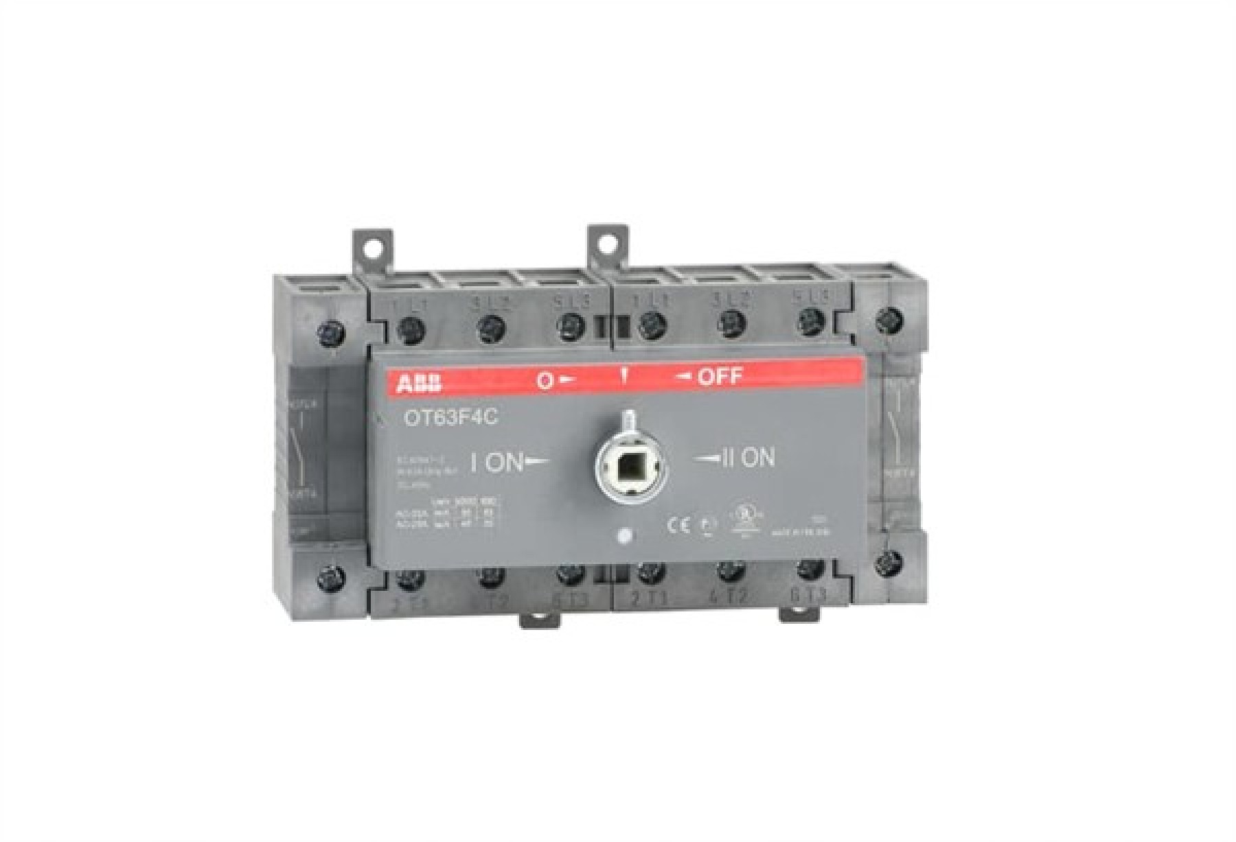 ABB 4 Pole Change Over Switch 63A