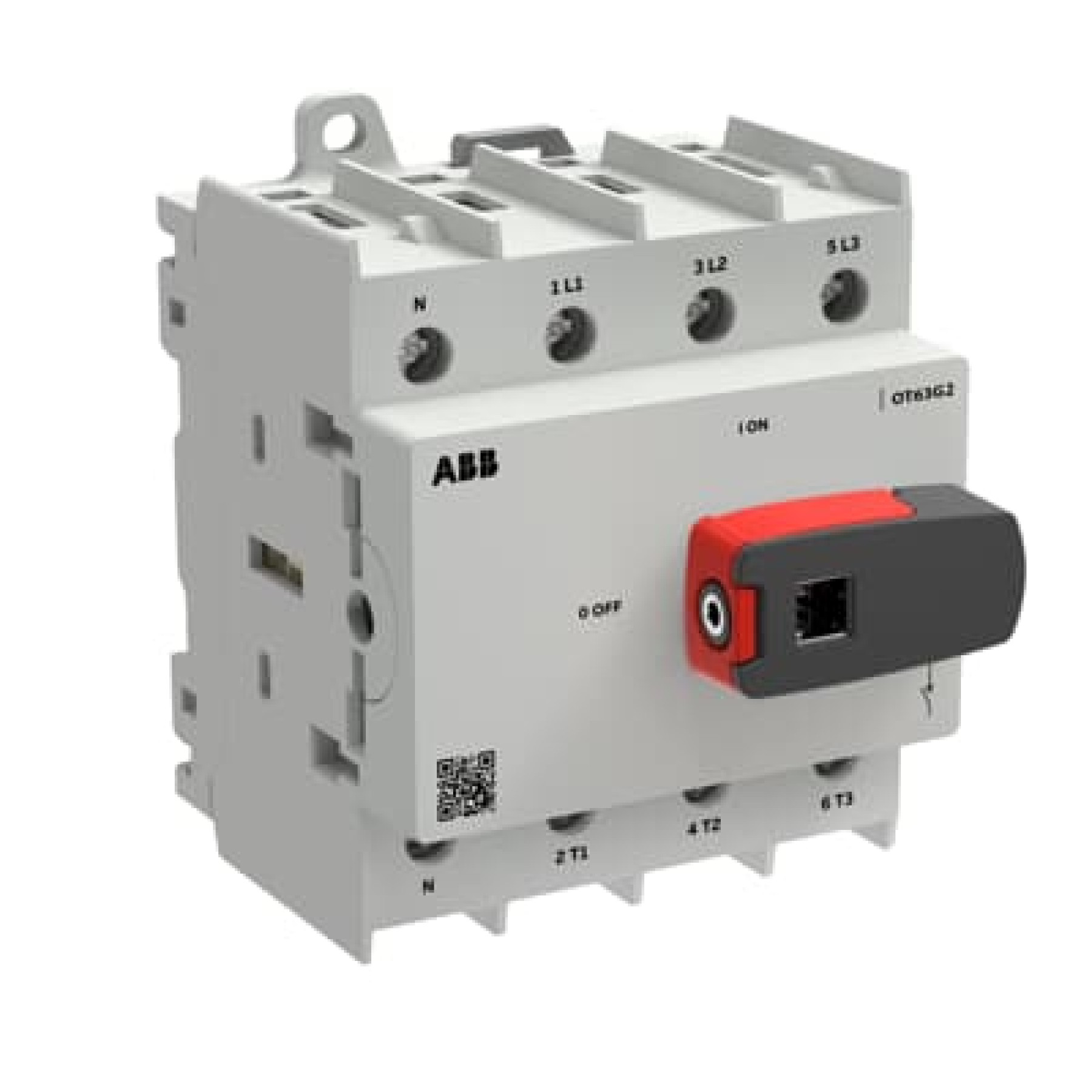 ABB OT63G2-4BSN1 4 Pole Isolator 63A Base Mounted