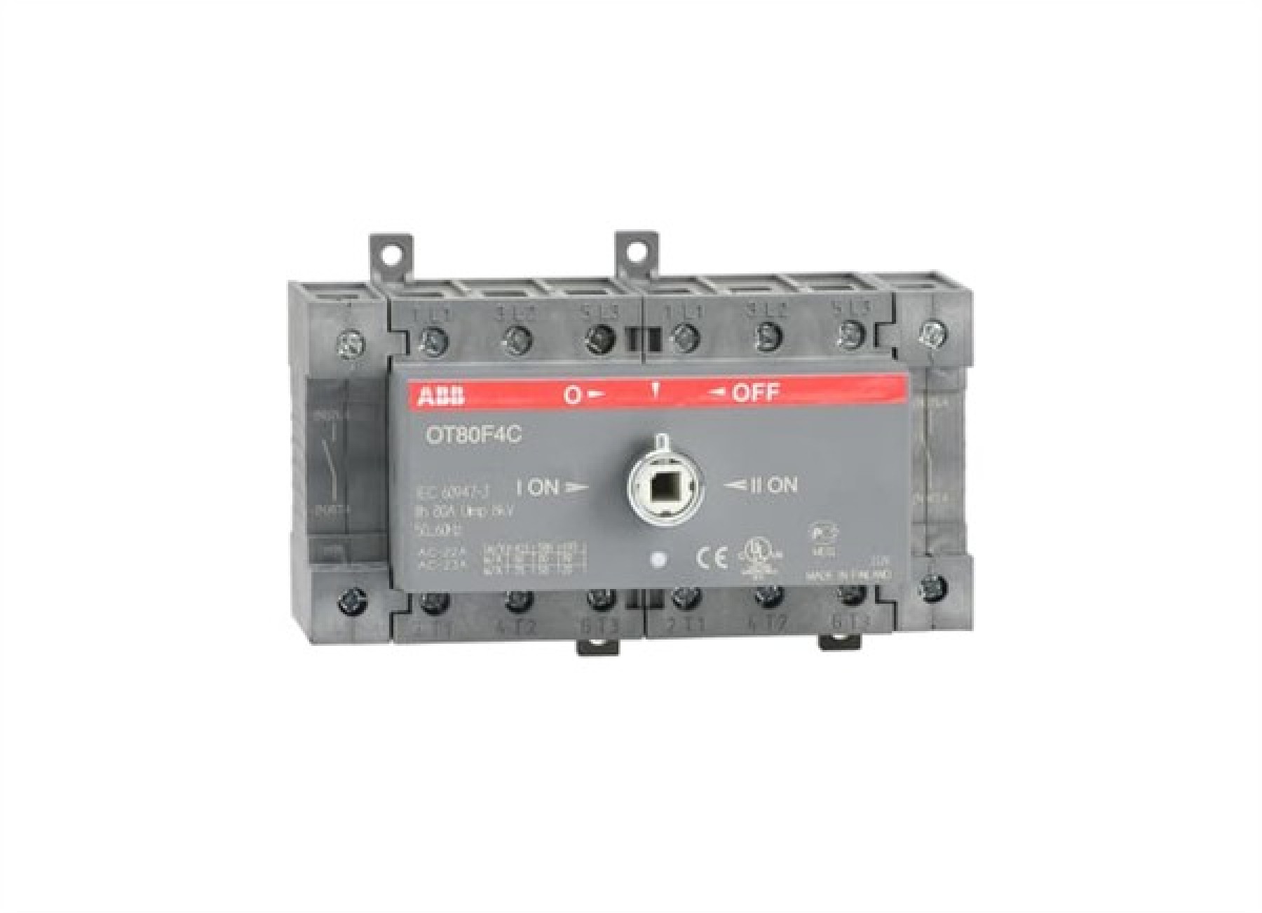 ABB 4 Pole Change Over Switch 80A