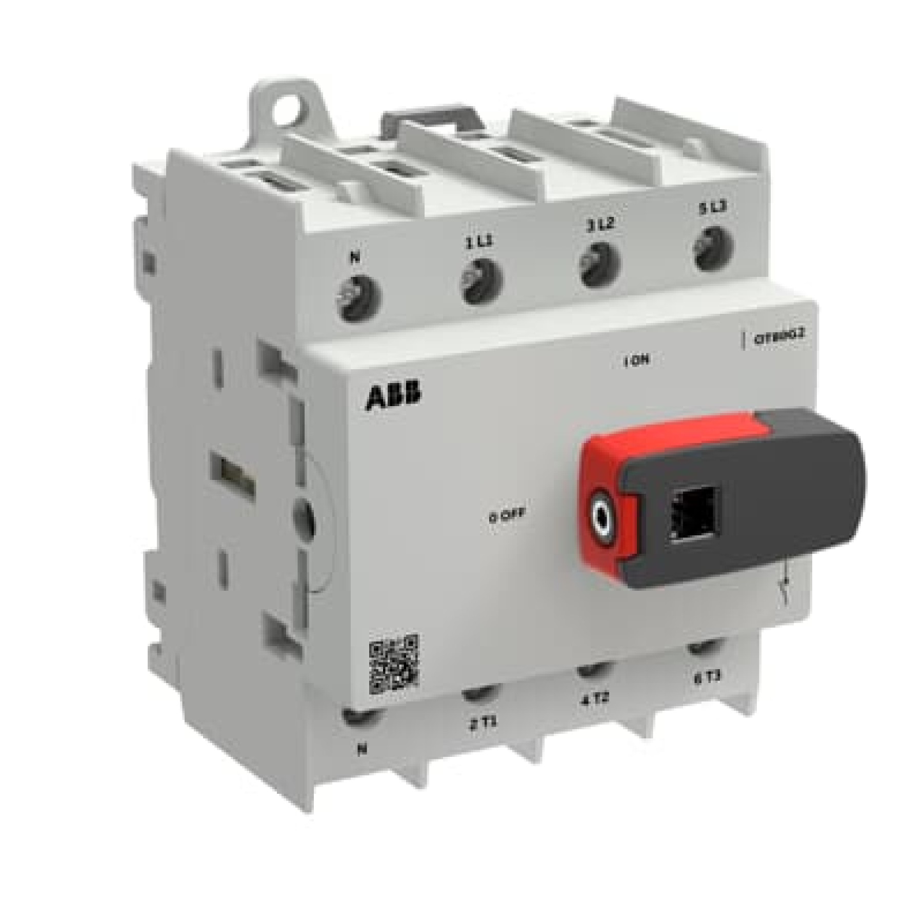 ABB OT80G2-4BSN1 4 Pole Isolator 80A Base Mounted