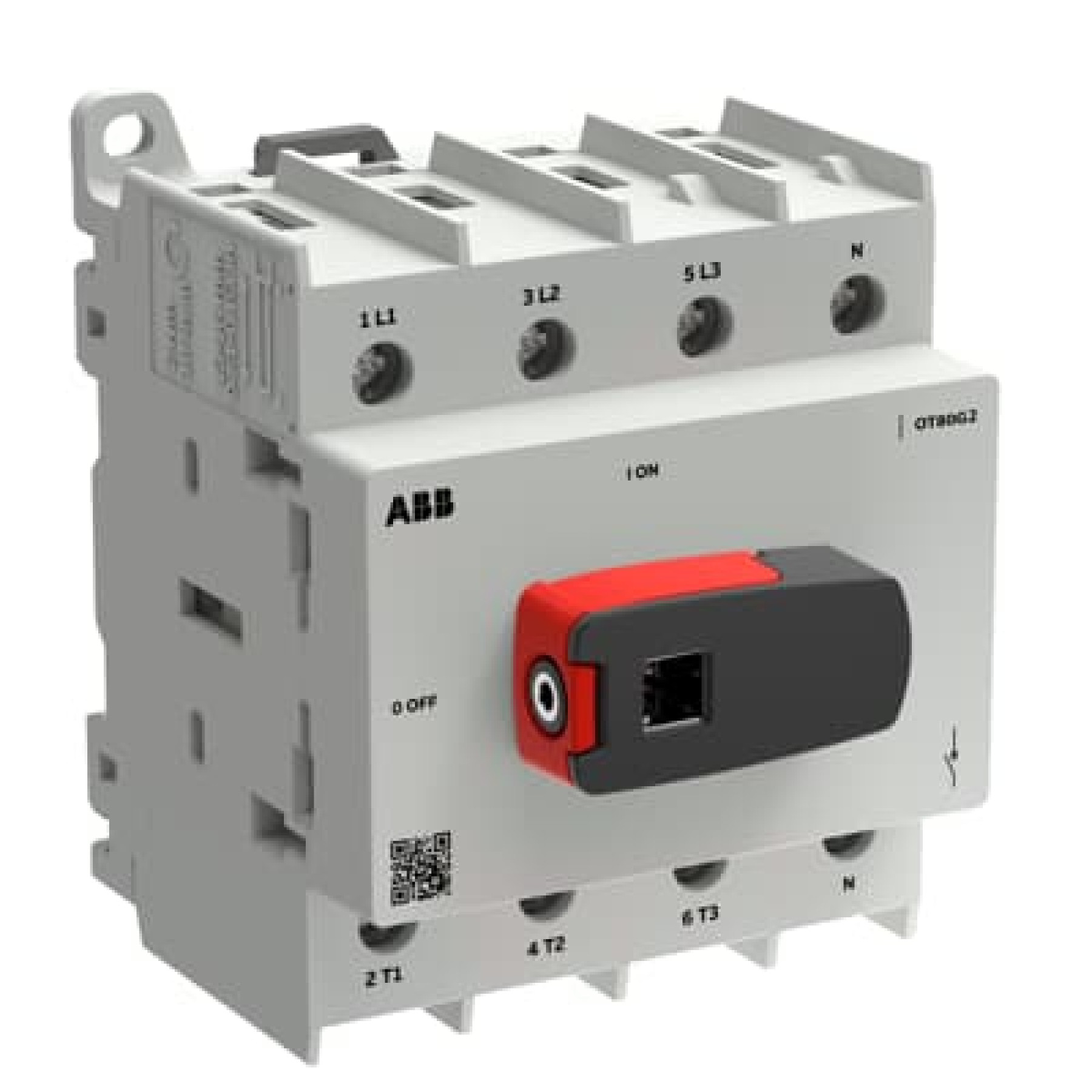ABB OT80G2-4BSN2 4 Pole Isolator 80A Base Mounted
