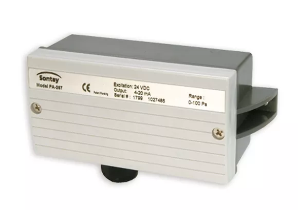 Sontay PA-267-1600 Air Differential Pressure Sensor 0-1600pa 1% Acc 4-20mA with DFK