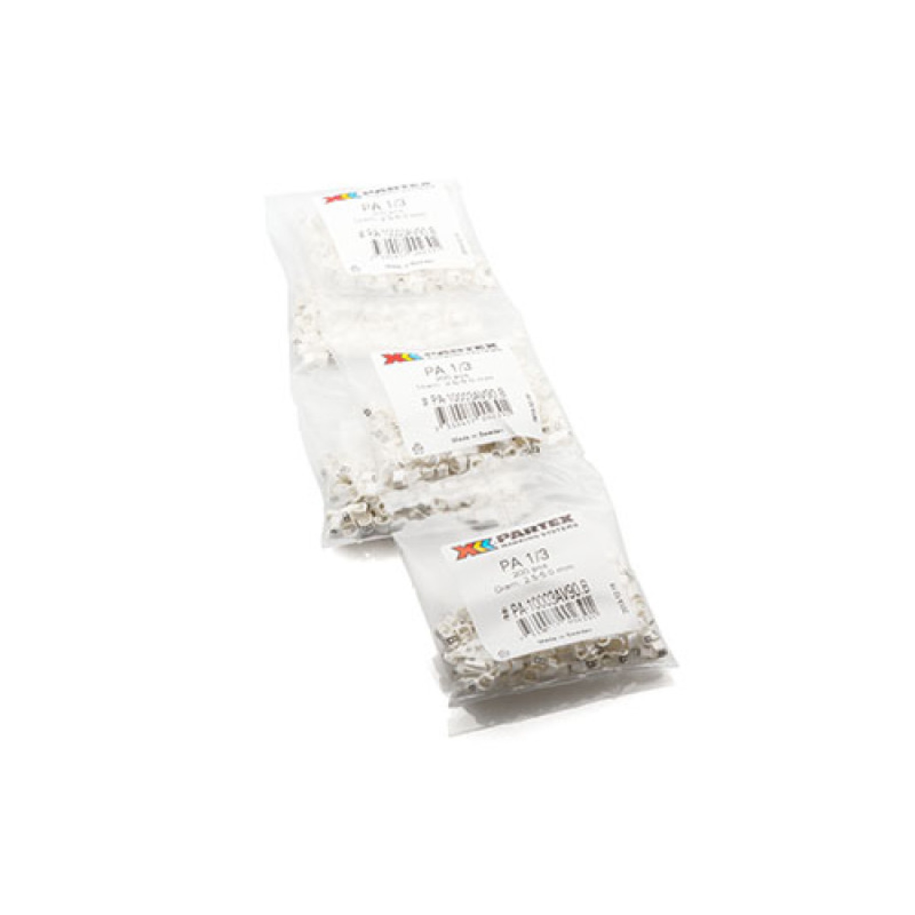 Partex Cable Marker PA1/3 Black/White Marked H Strip Pack To suit cables: 2.5 - 5.0mm (0.75 - 4.0mm)