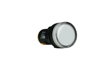 Switchtech PL22-110W 22mm LED Indicator Panel Lamp 110VAC White