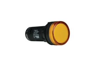 Switchtech PL22-LT-110Y 22mm LED Indicator Panel Lamp Test LED 110VAC Yello