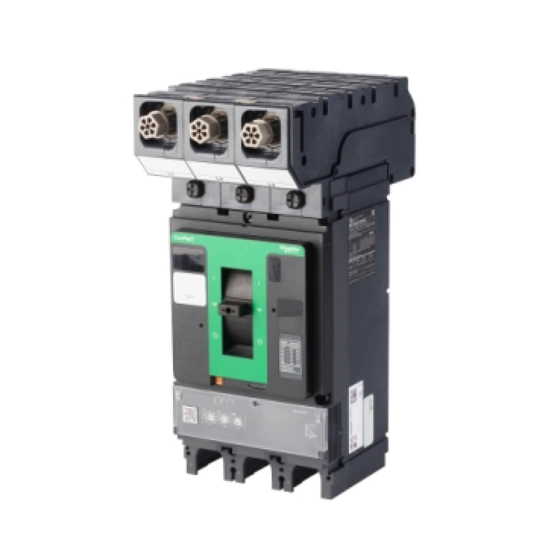 Schneider PP44003X PowerPacT 4 Molded Case Circuit Breaker 3P 50kA TMD Thermal Magnetic Trip Unit 400A