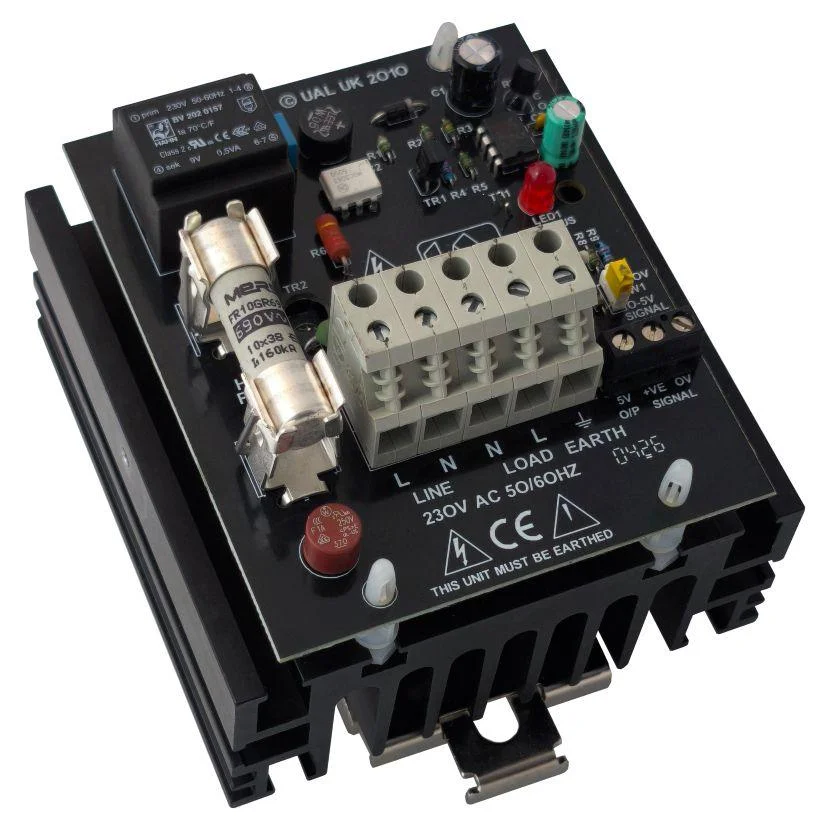 United Automation PR1-DIN-6KW PR1-DIN-F-6kW | Phase Burst Fire HVAC Power CONTROLLER | DIN-Rail