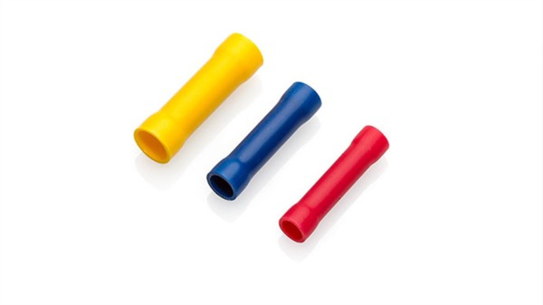 Partex BBC45- Blue Butt Crimp Terminal Connector 4.5mm Pack of 100