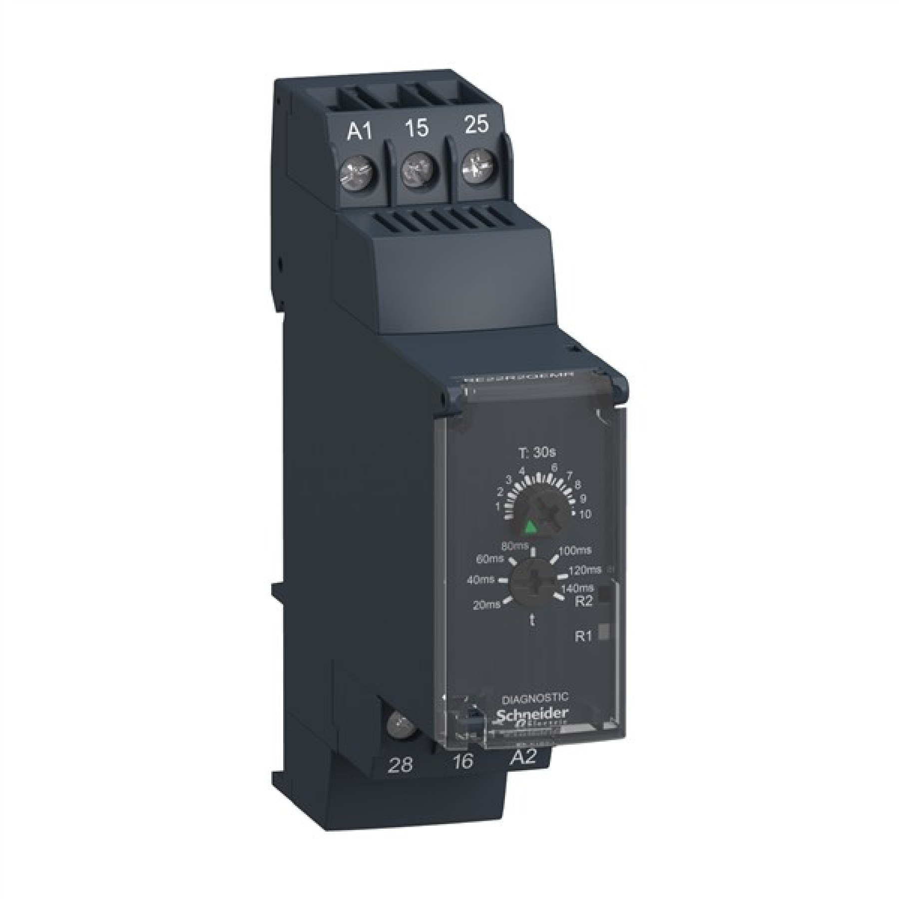 Schneider Star-Delta Timer Relay 0.3s-30s 24-240vAC/DC