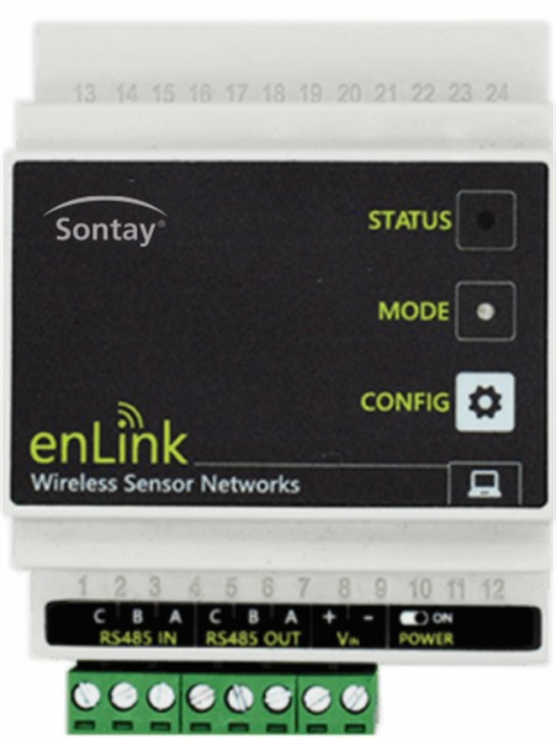 Sontay RF-LW-MODB Modbus Bridge - 32 Data Points For Environmental Monitoring Systems