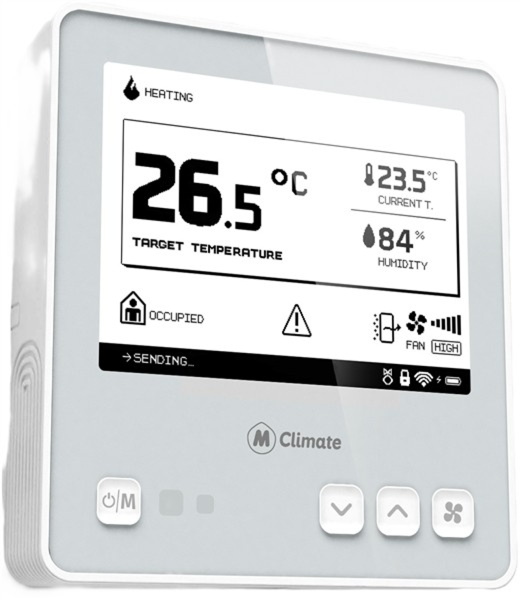 Sontay RF-LW-TH-FSSP Lorawan Fan Cool Thermostat For Wireless Temperature Control