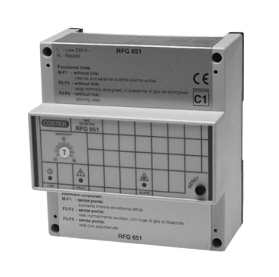 Coster gas detector 1 remote sensor 6 Modules