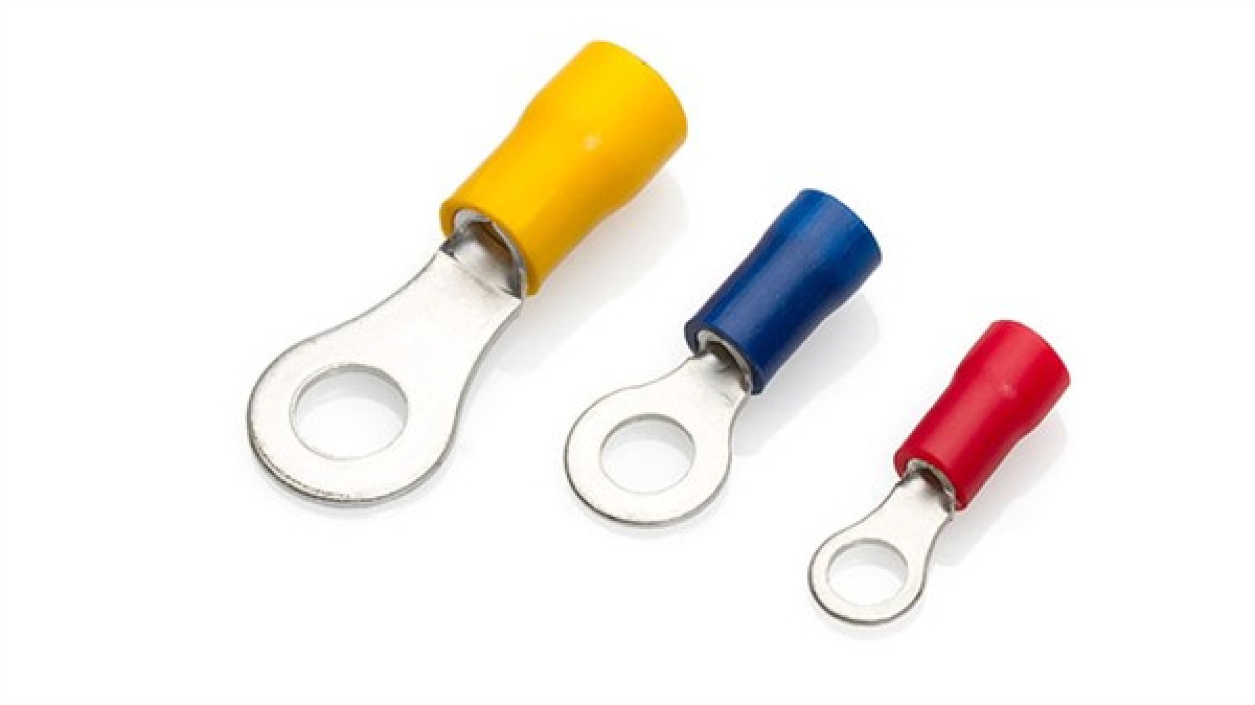 Partex BR64 - Blue Ring Crimp Terminal to fit 6mm Stud Pack of 100