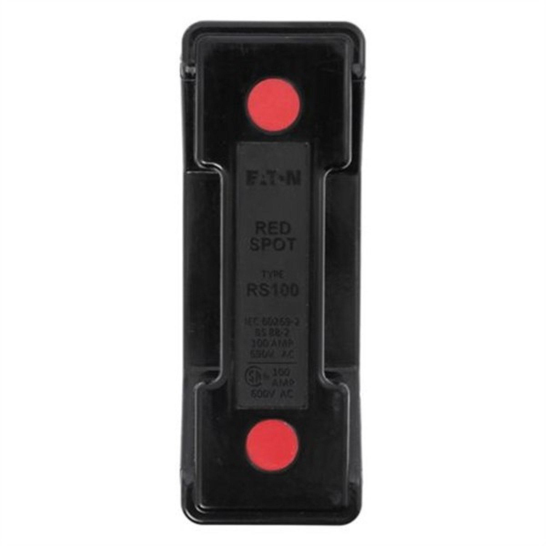 Bussman RS100H 402139 100A Red Spot Fuse Holder Black