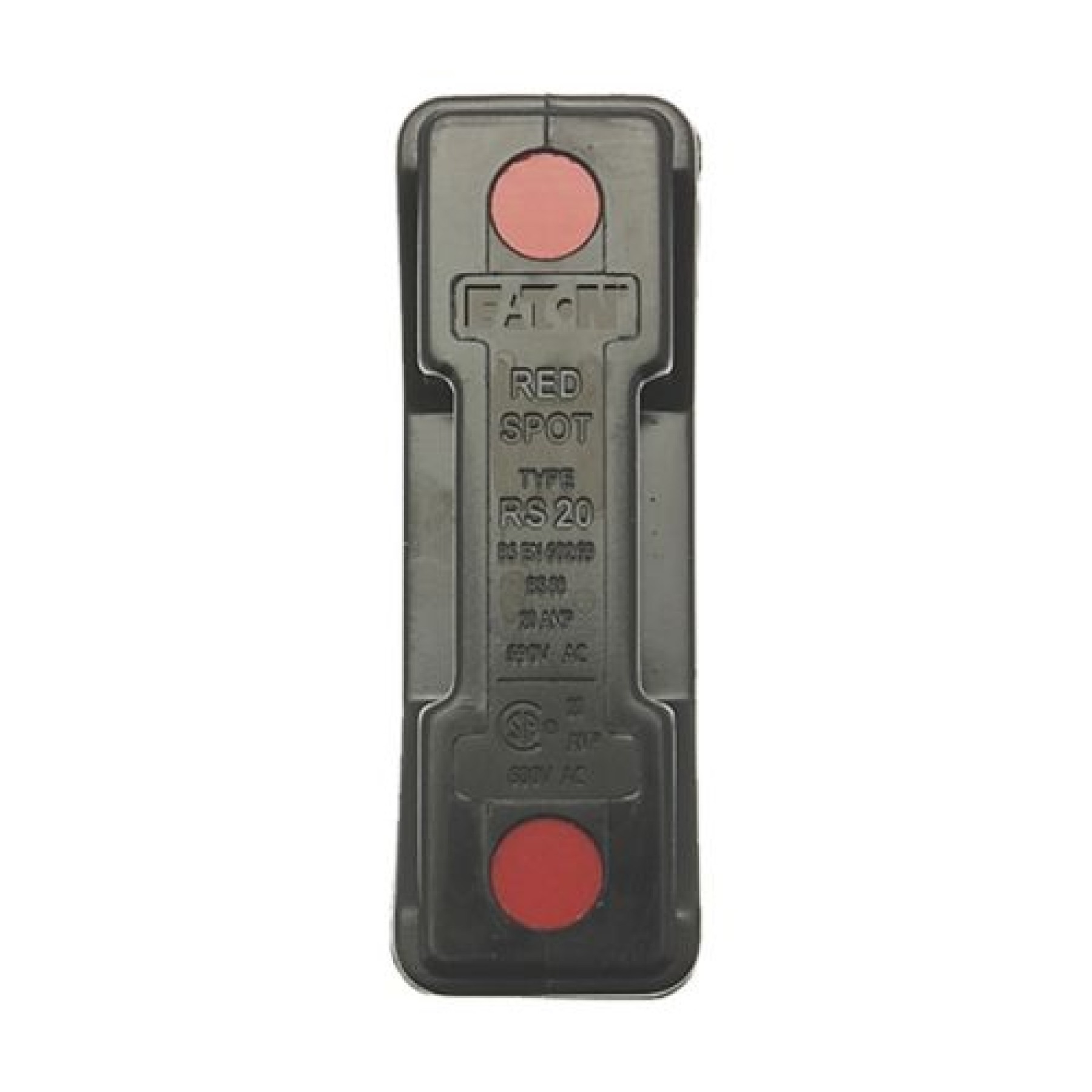 Bussman RS20P-G 402165 20A FRS20P/G RED SPOT 20A BACK STUD CONNECTED BLACK