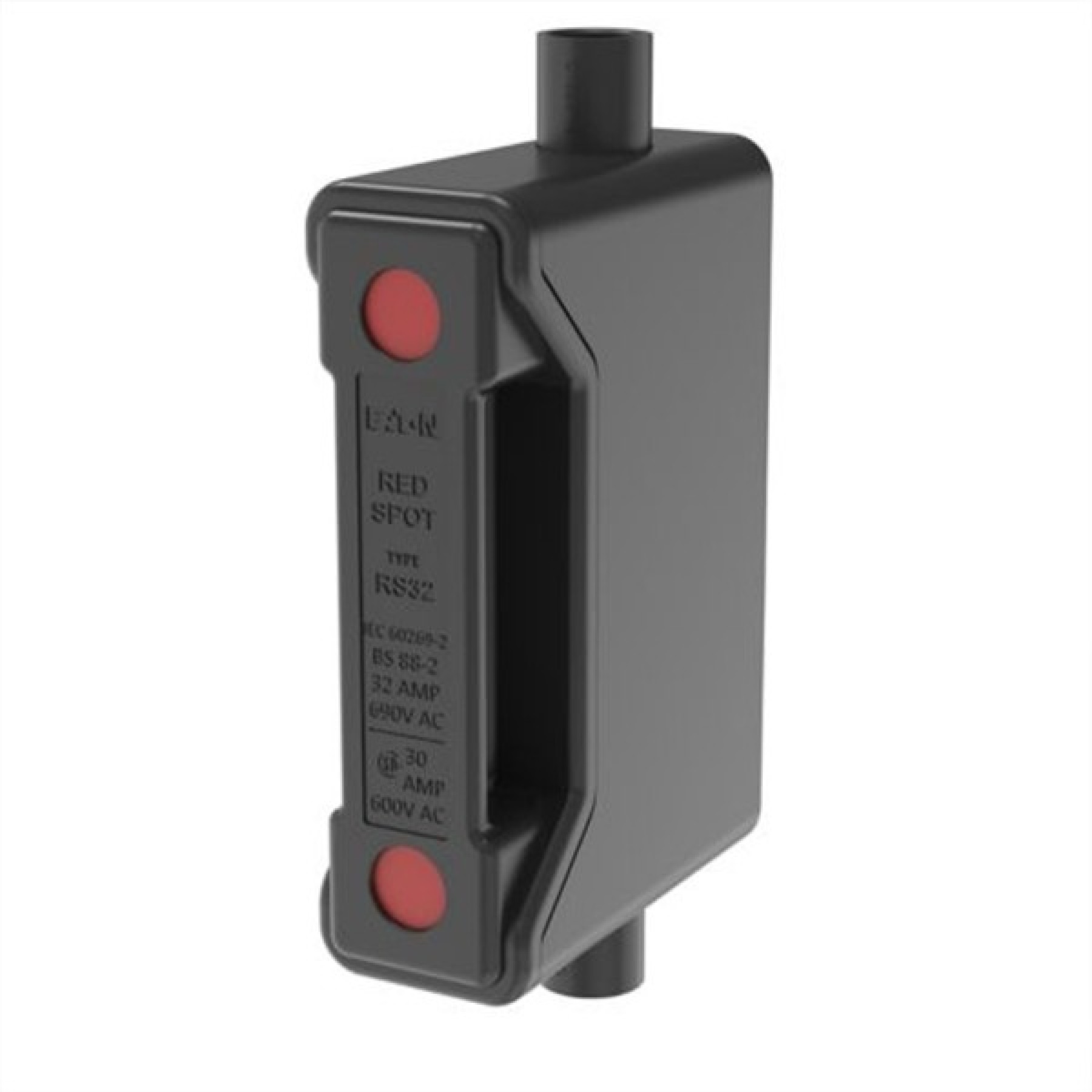 Bussman RS32H 402173 32A 32AMP Fuse Holder Front connected BLACK