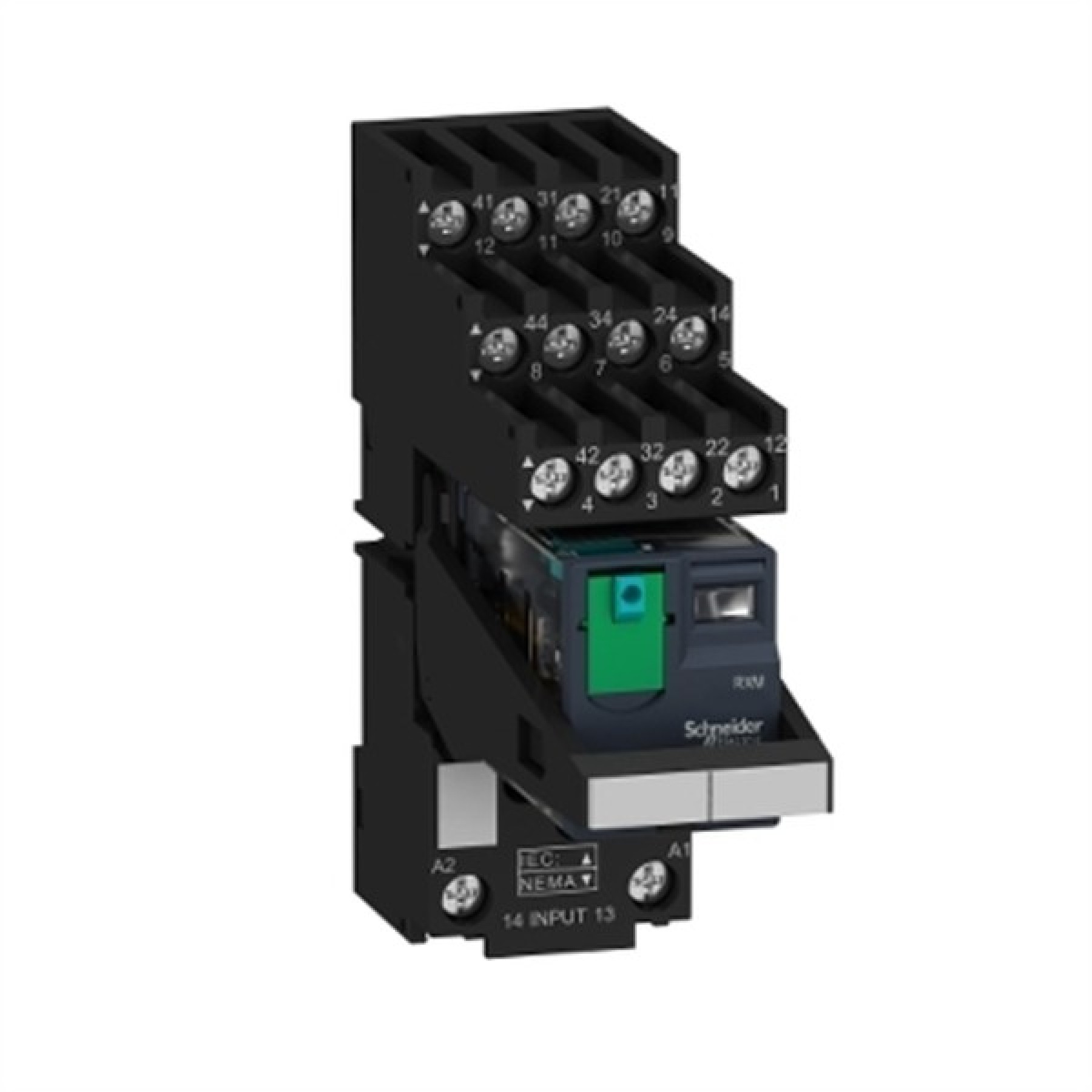 Harmony Miniature Plug-In Relay 4C-O 6A 24VACDC