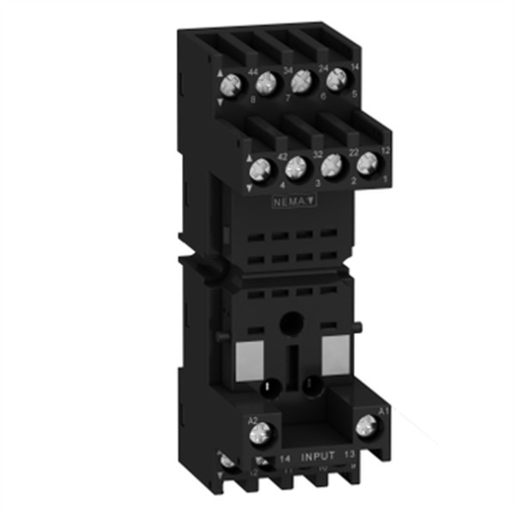 Schneider RXZE2M114M Electric 14 pin screw socket for RXM relays mixed contact 3 Tier