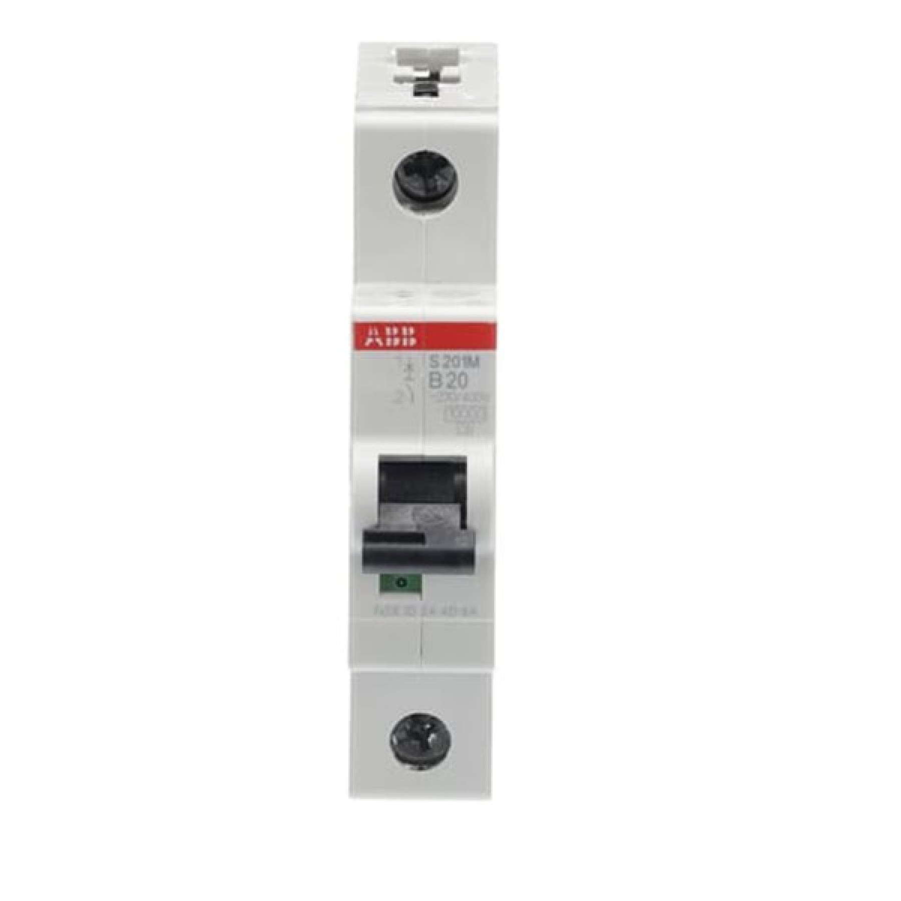 ABB MCB S200M 1 Pole 20A Type B (AC) 10kA