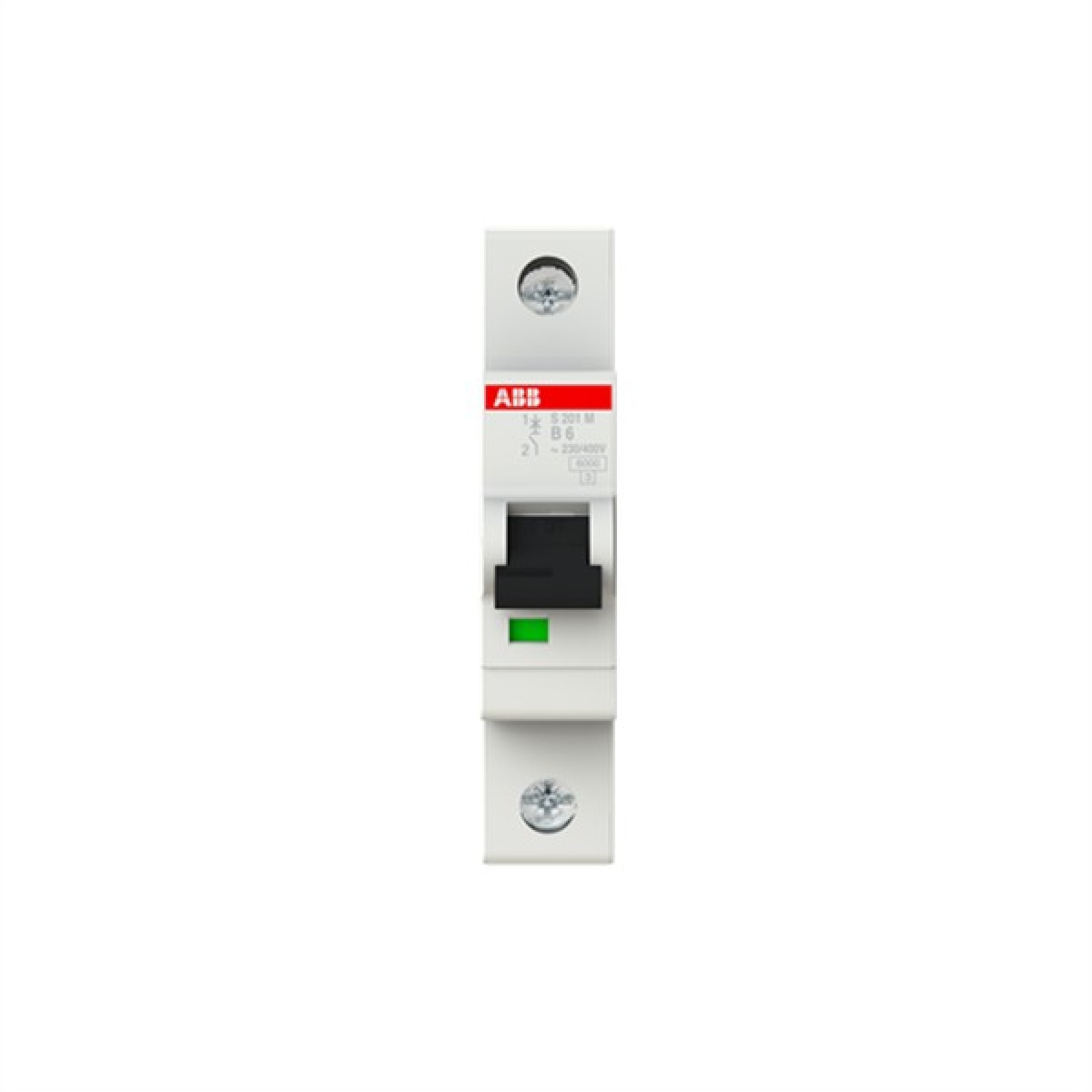 ABB MCB S200M 1 Pole 6A Type B (AC) 10kA