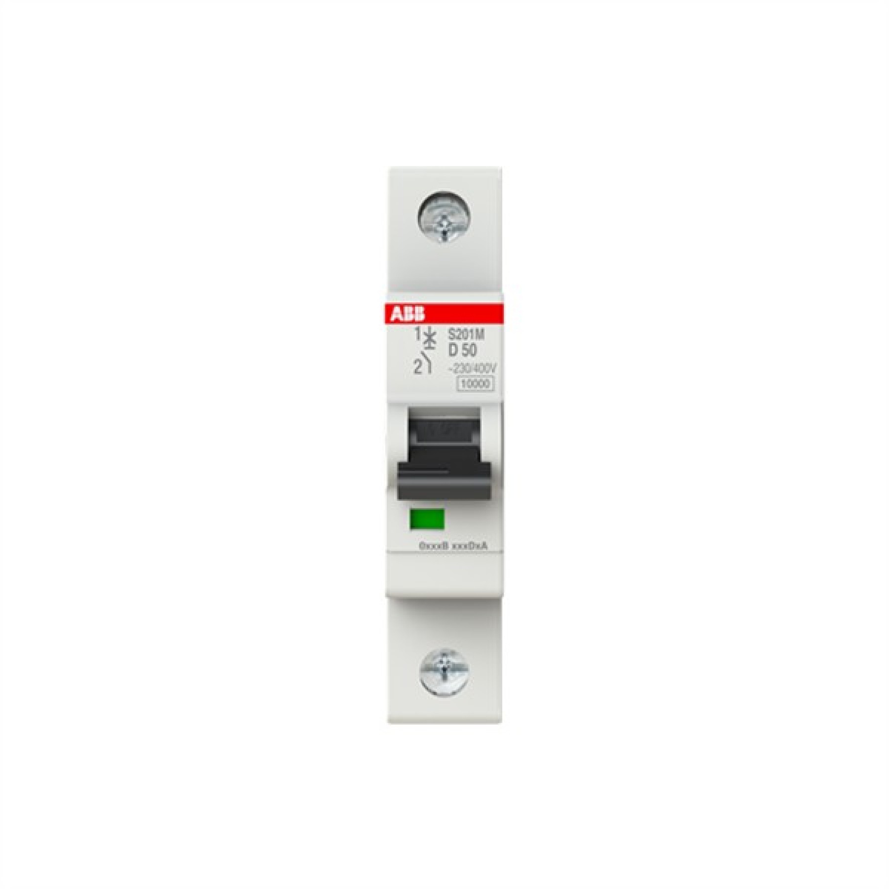 ABB MCB S200M 1 Pole 50A Type D (AC) 10kA