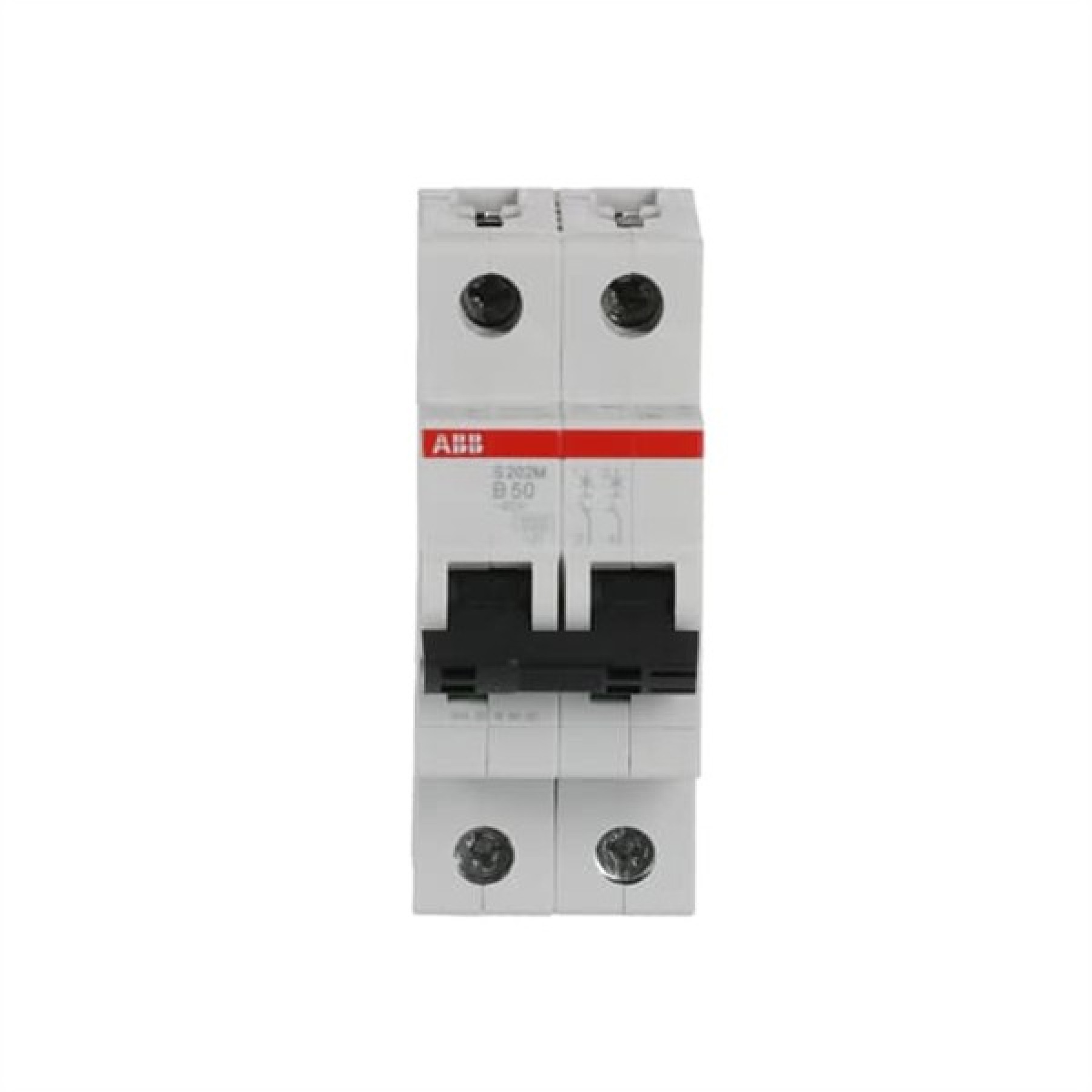 ABB MCB S200M 2 Pole 50A Type B (AC) 10kA