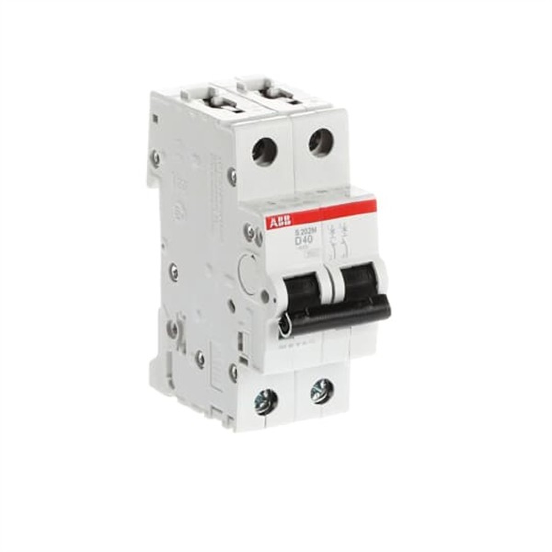 ABB MCB S200M 2 Pole 40A Type D (AC) 10kA