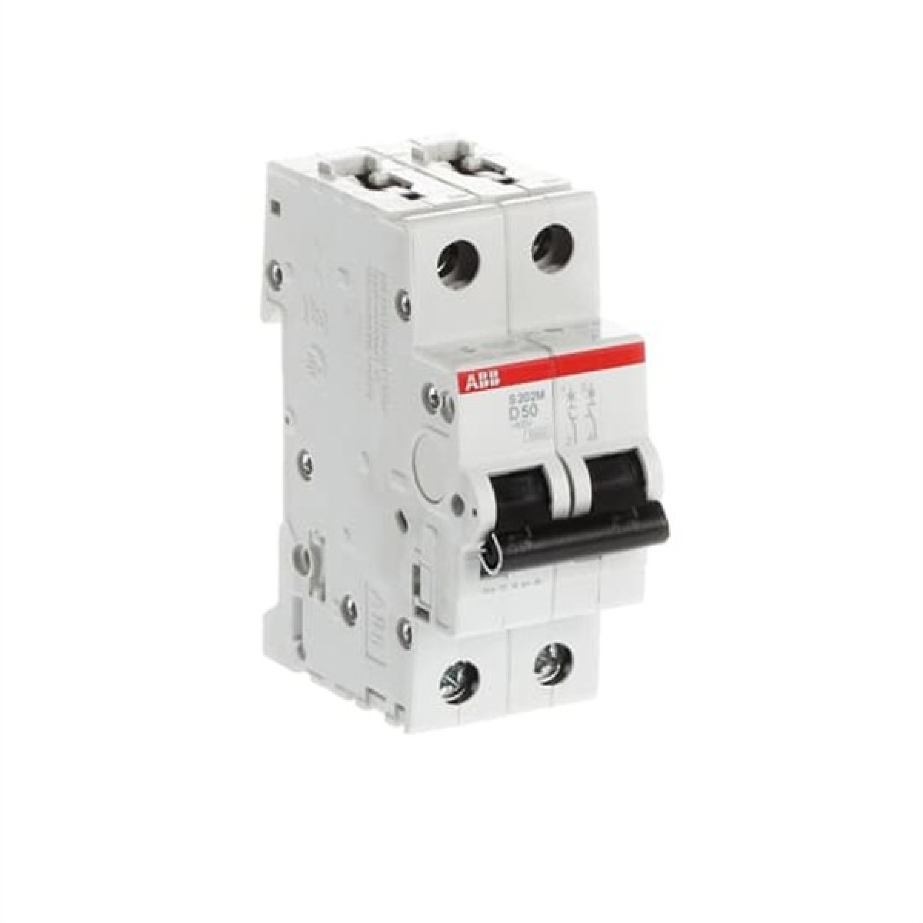 ABB MCB S200M 2 Pole 50A Type D (AC) 10kA