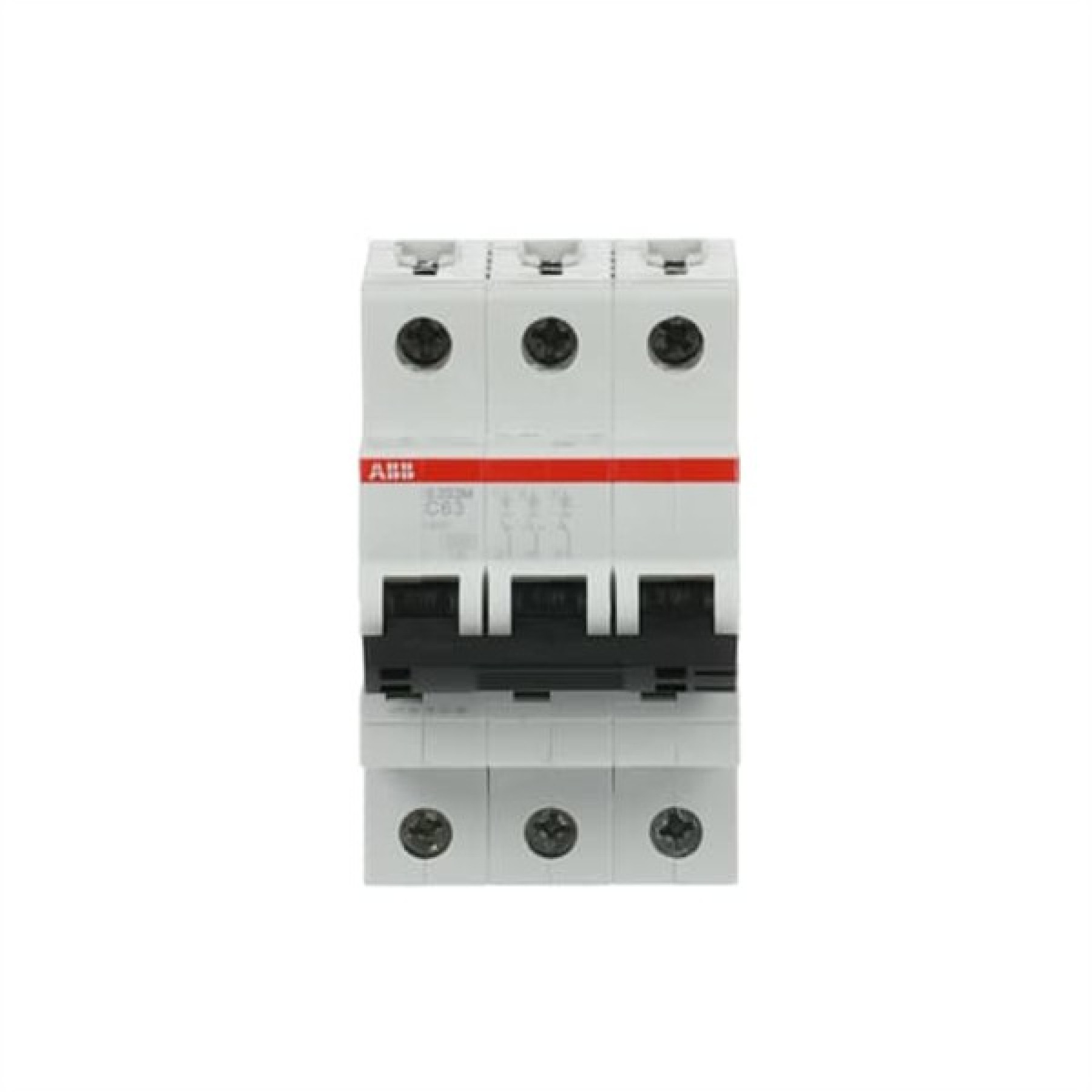 ABB MCB S200M 3 Pole 63A Type C (AC) 10kA