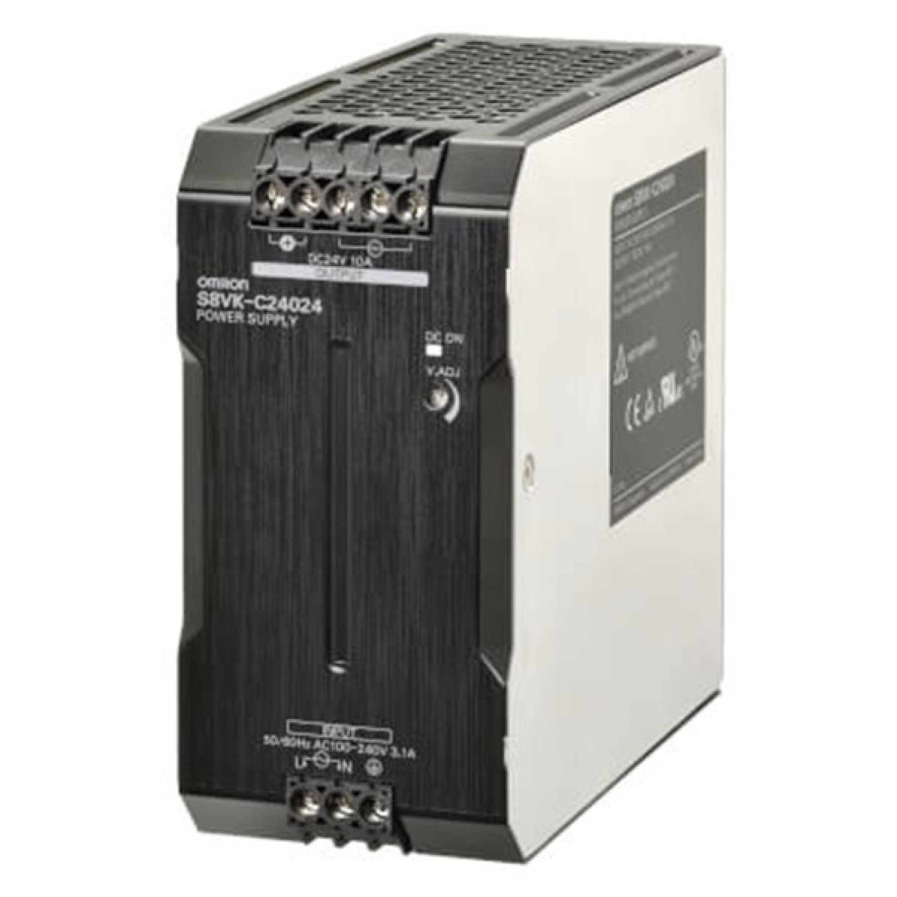 Omron S8VKC24024 Book Type PSU DC power supply Lite 240W 24VDC 10A DIN rail mounting