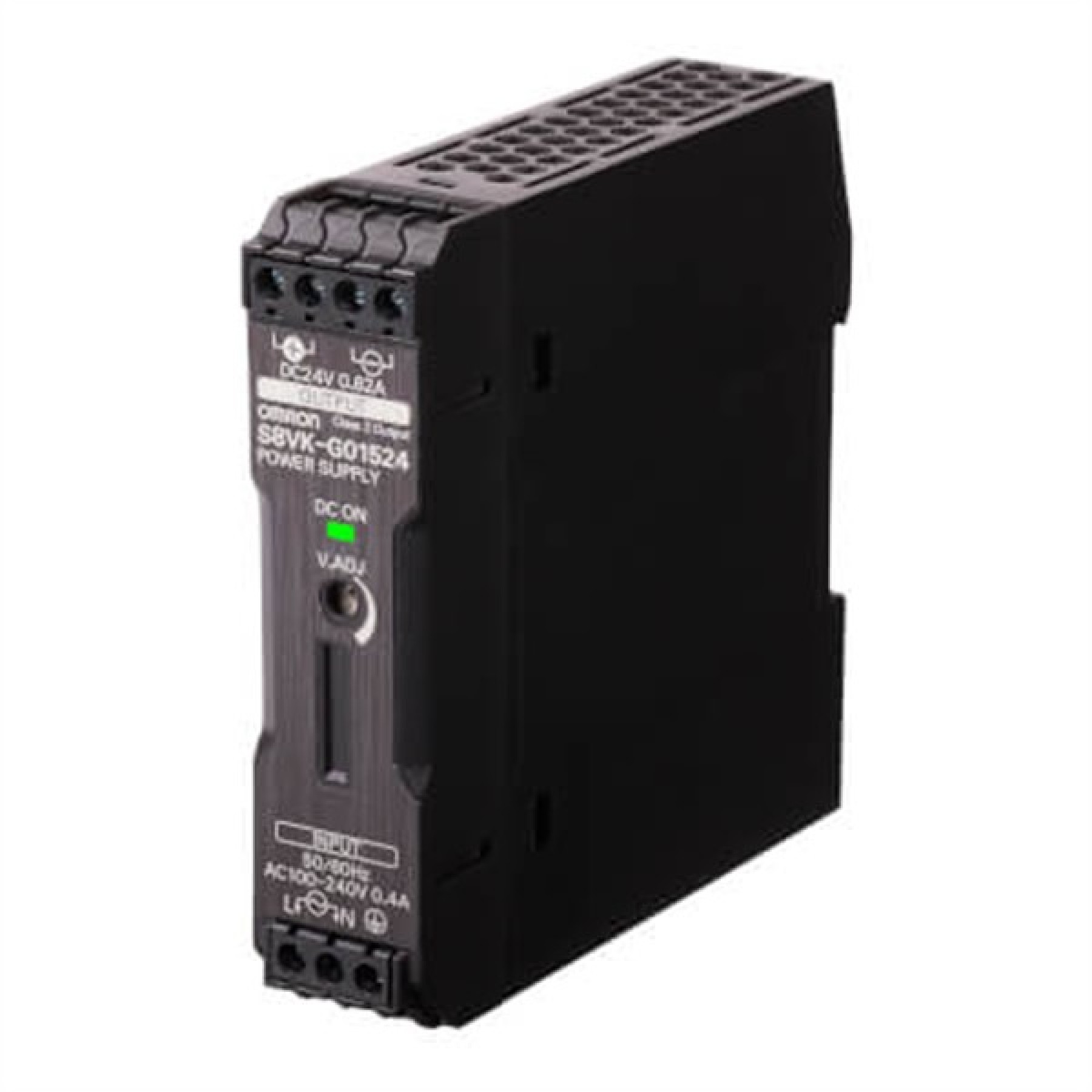 Omron S8VKG01524 Book Type PSU DC power supply Pro 15W 24VDC 0.65A 65AMP DIN rail mounting