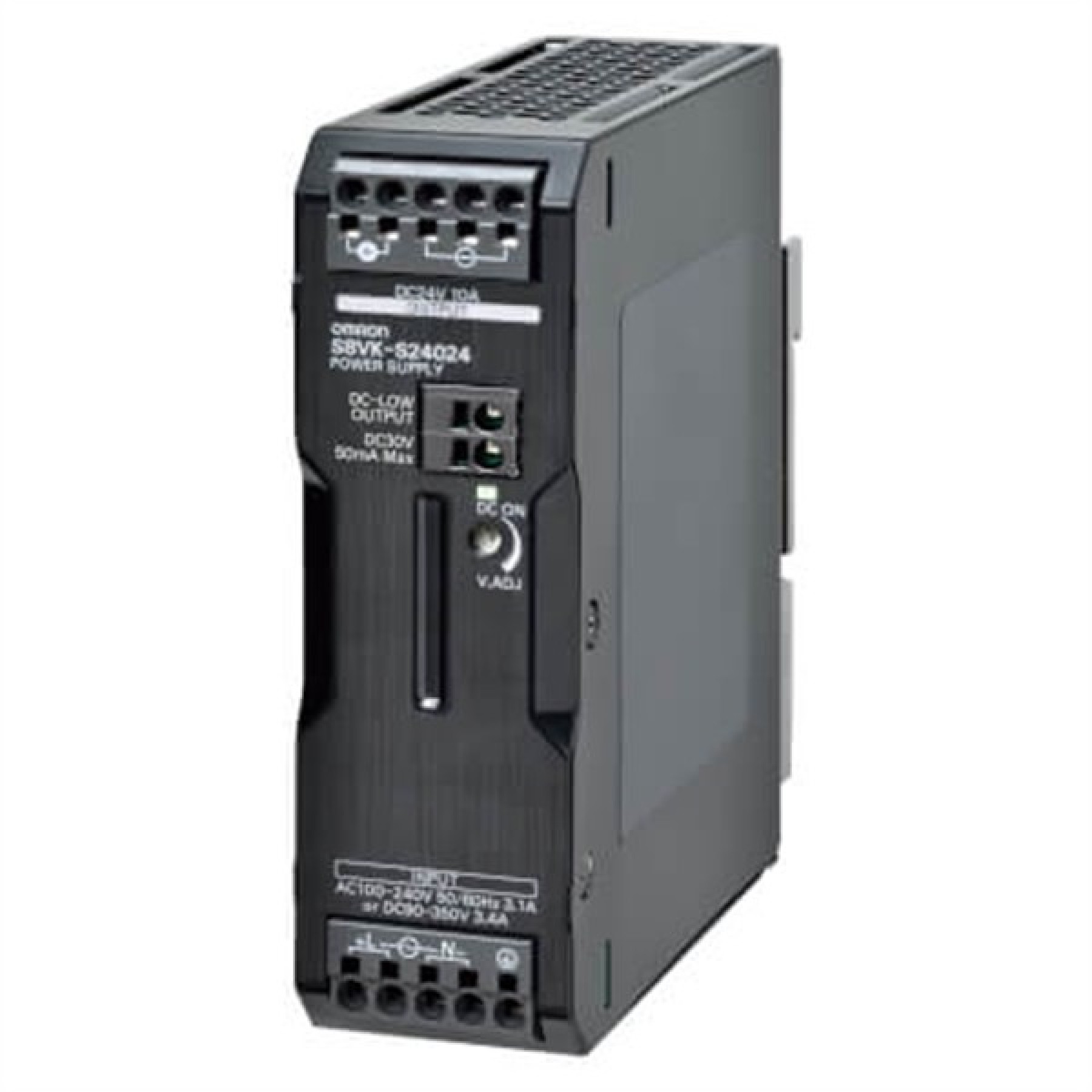 Book type power supply 240 W 24 VDC 10 A DIN rail mounting Push-in terminal Coated undervoltage alarm