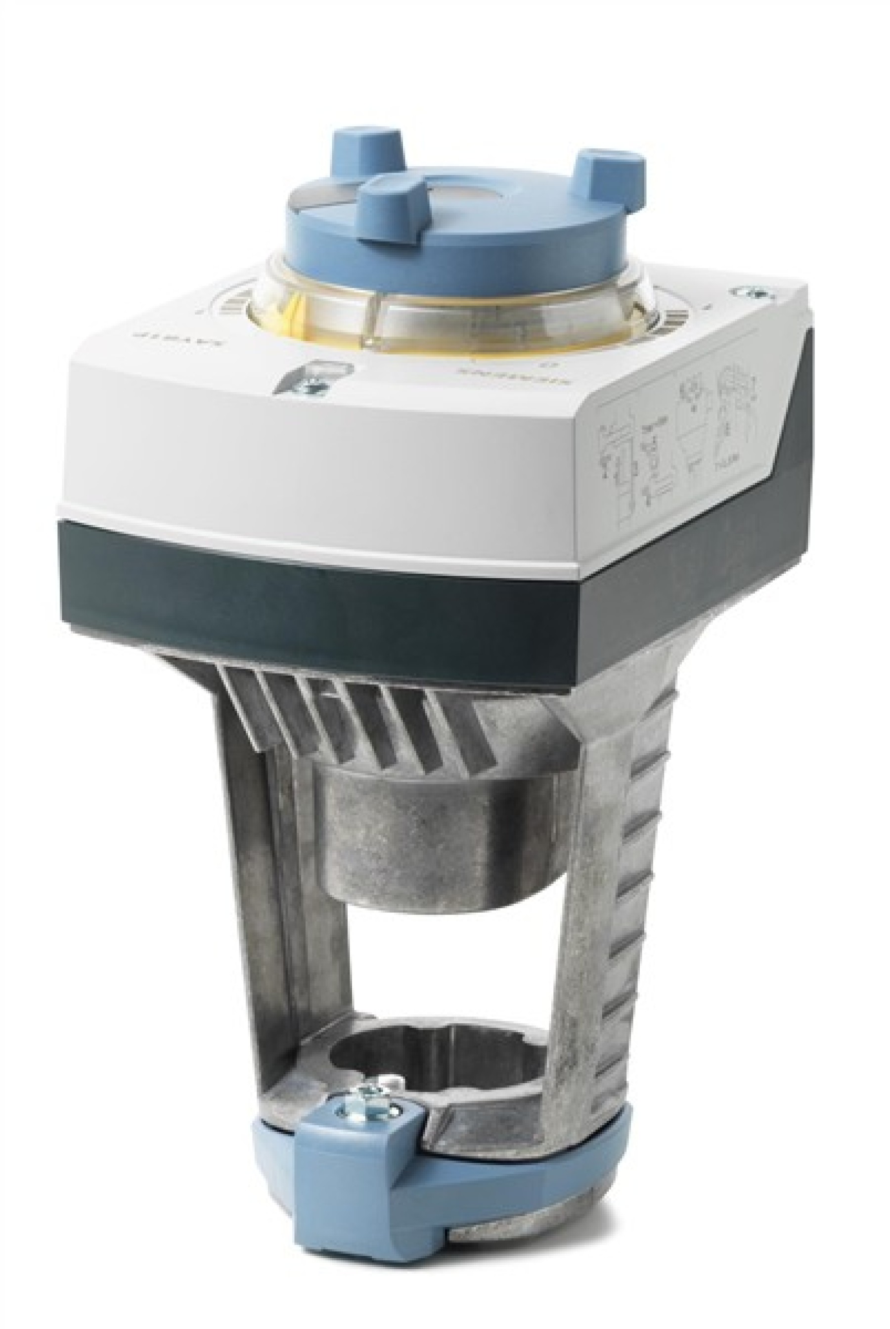 Siemens SAY81P03 3 Position Electro Motoric Valve Actuator Non Spring Return 20Mm Stroke 30 Seconds 200N Suitable For Vpi46.40F9.5Q And Vpi46.50F12Q Valves Ac Dc 24V
