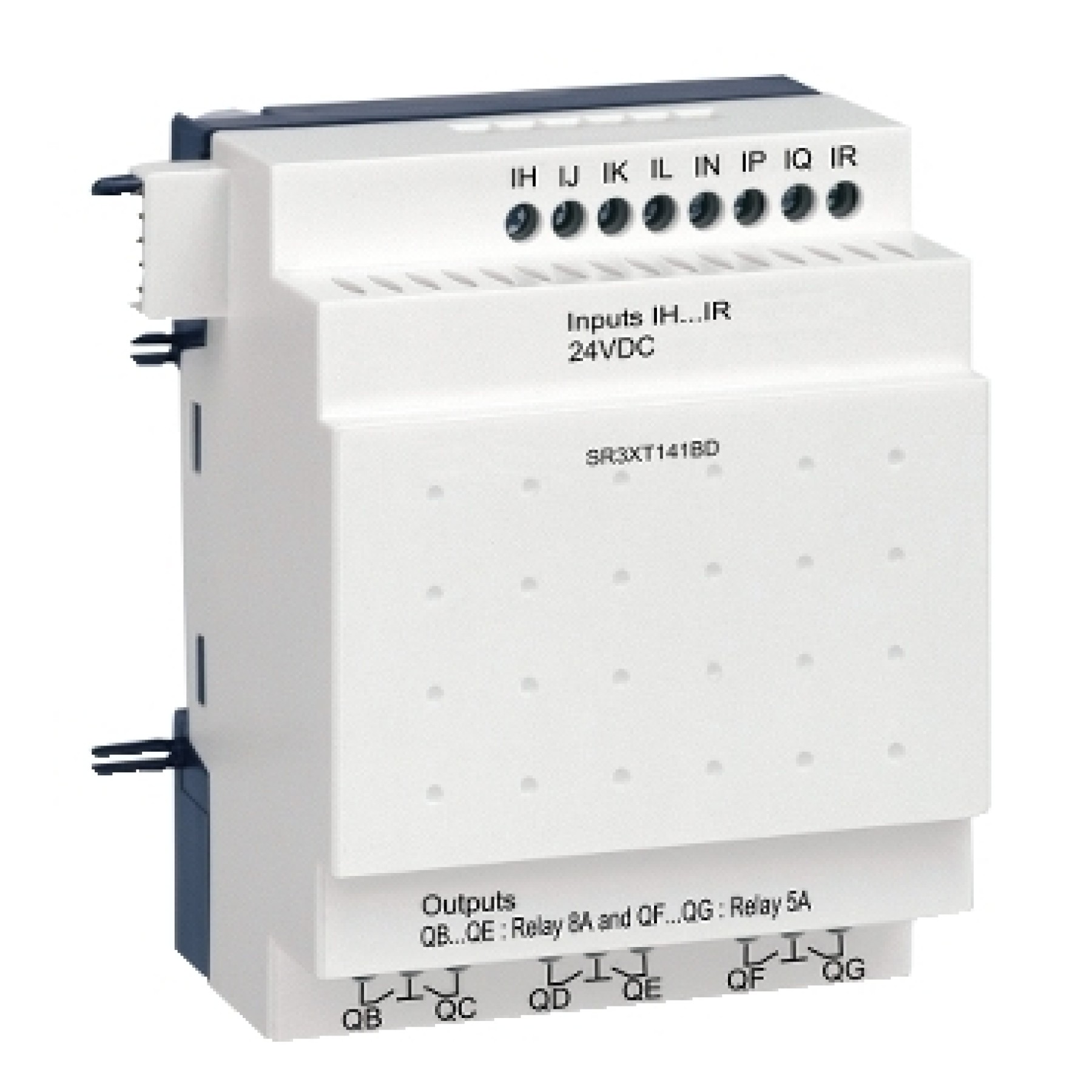 Schneider SR3XT141BD discrete I/O extensI/On module - 14 I/O - 24VDC - for ZelI/O Logic