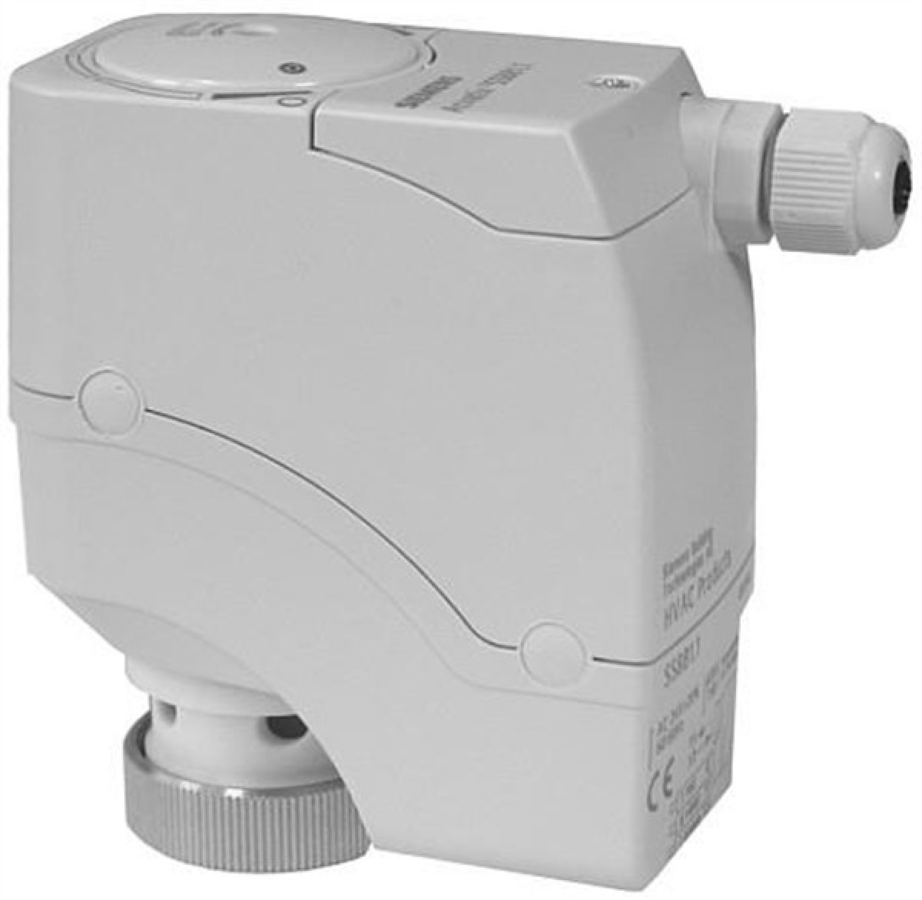 Siemens SSB81.1 Ac 24V 3 Position Electro Motoric Valve Actuator With Auxiliary Switch Non Spring Return 5.5Mm Stroke 150Seconds 200N