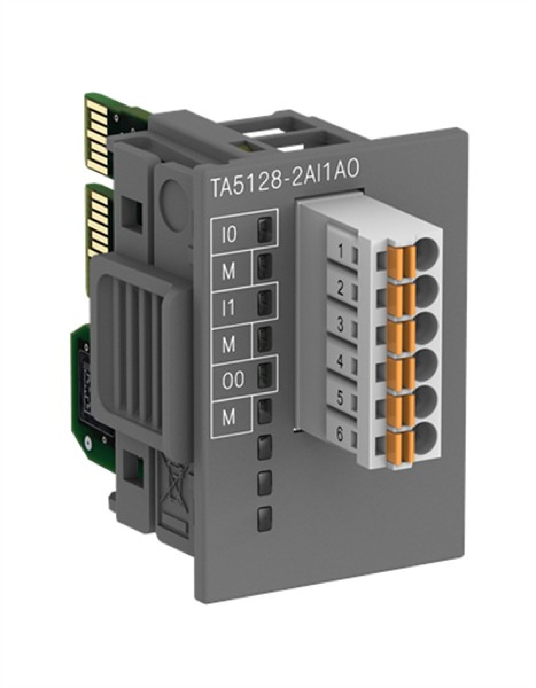 ABB TA5128-2AI1AO AC500 analog i/o module optI/On board 2AI U 1AO U/I 10Bit Spring terminals