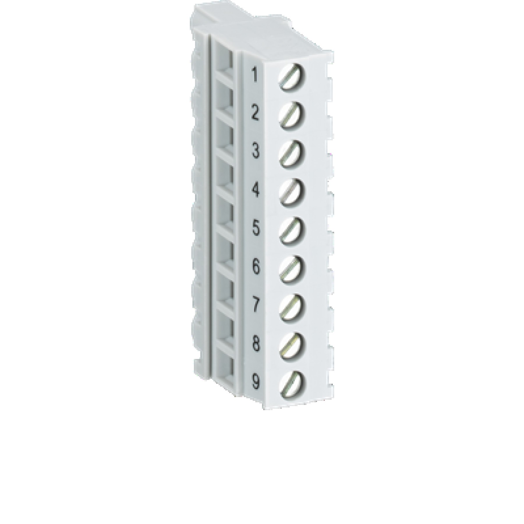 ABB TA563-9 S500 Terminal block F/S 9 screw-Screw Front / Cable Side 9 poles-Pitch 5.0mm Pack.unit: 6 pieces