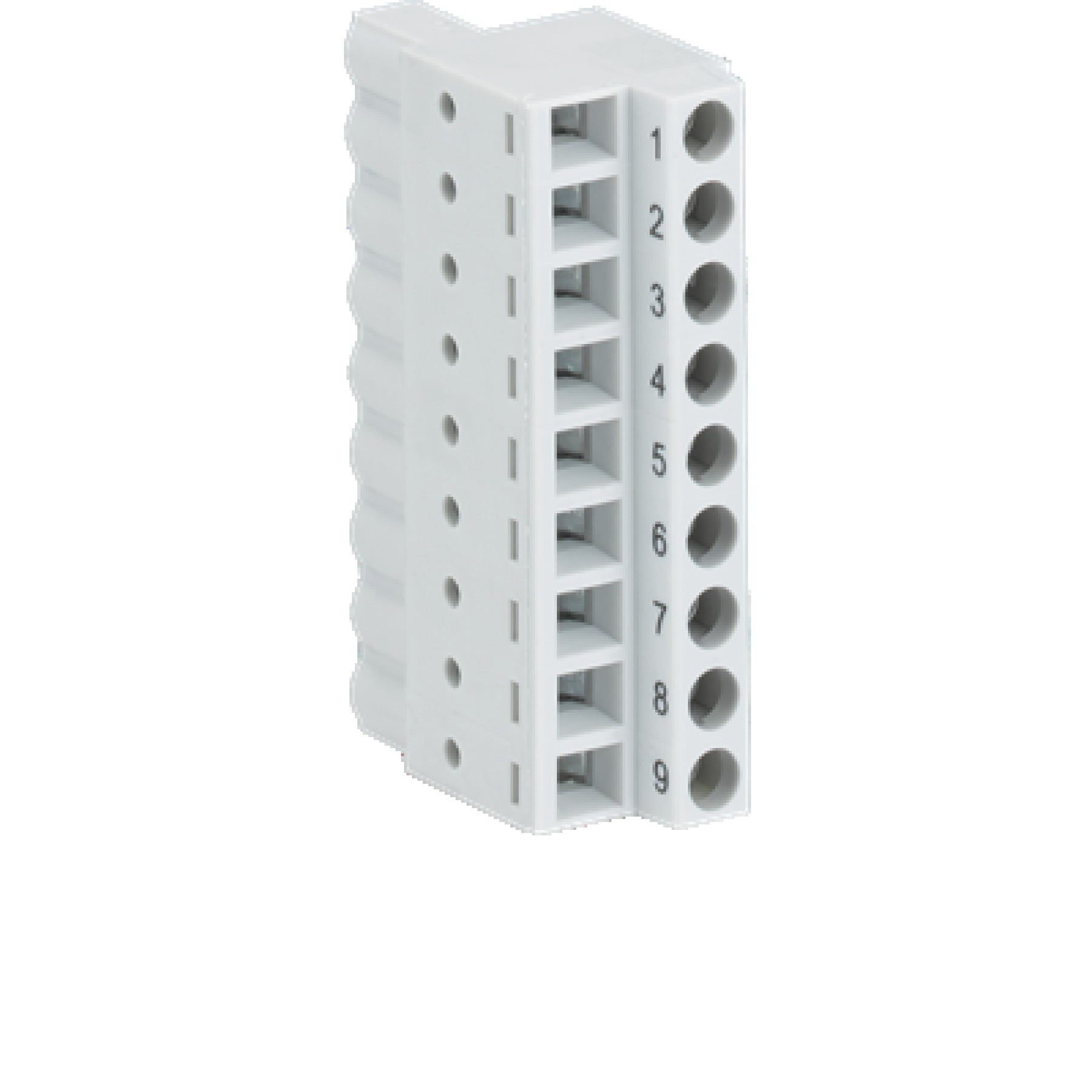 ABB TA564-9 S500 Terminal block F/F 9 screw-Screw Front / Cable Front 9 poles-Pitch 5.0mm Pack.unit: 6 pieces