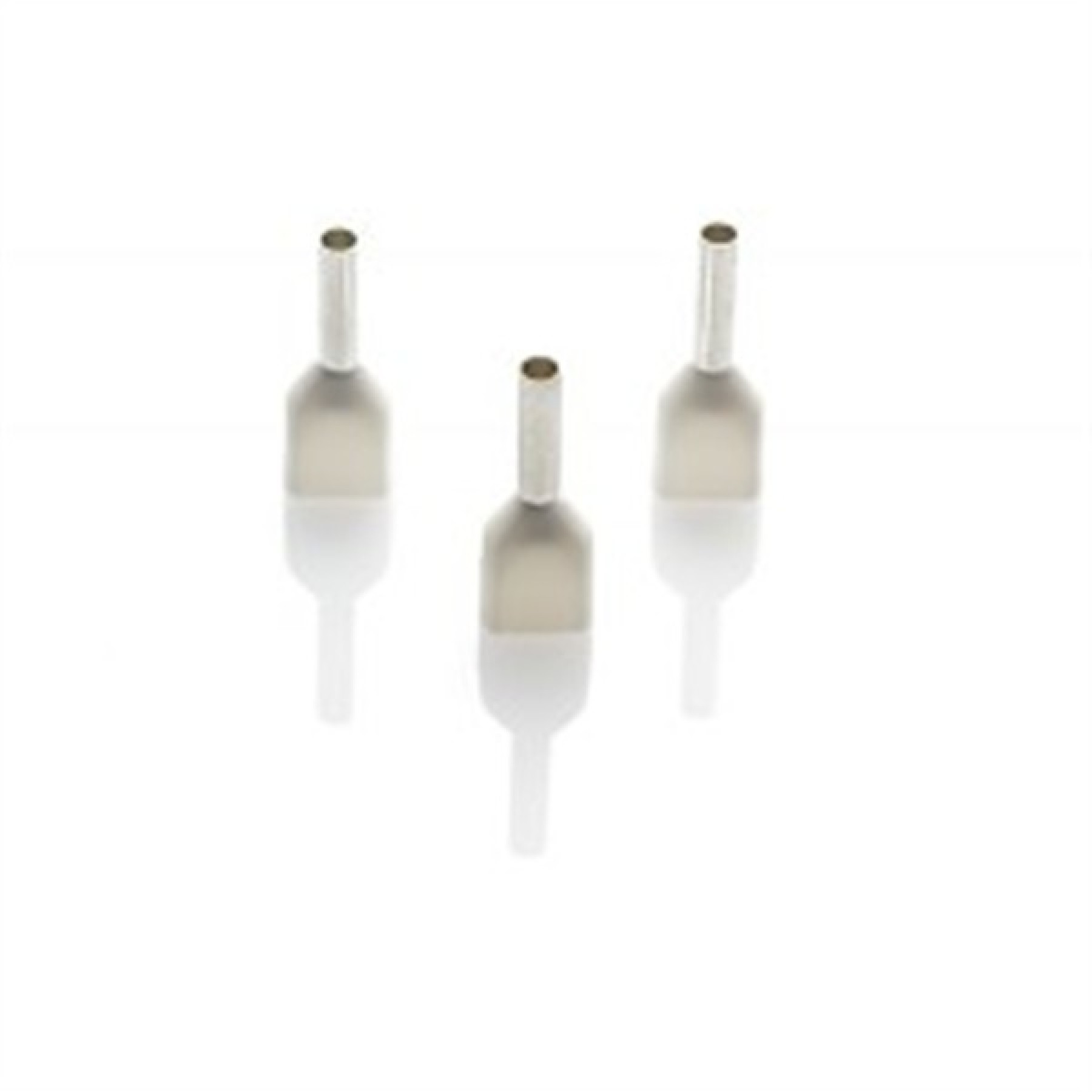 Partex TCEF7508G White Twin Insulated Boot Lace Cord End Ferrule 0.75mm