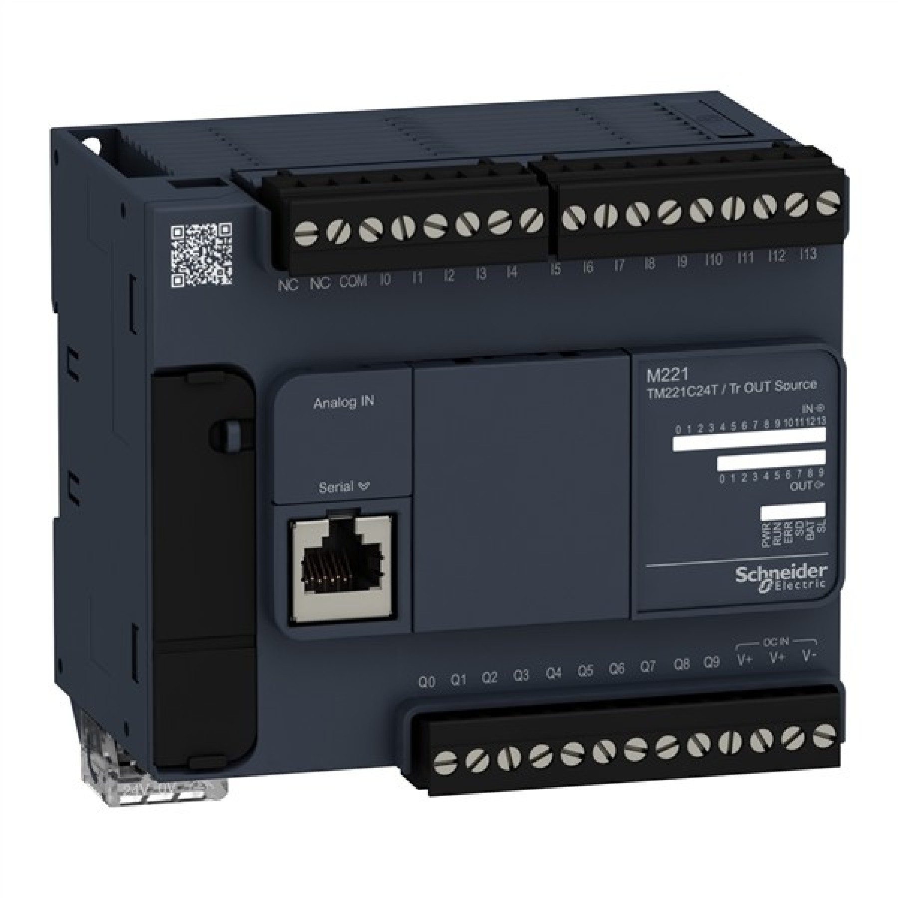 Schneider TM221C24T Logic Controller M221-24 input/Output PNP